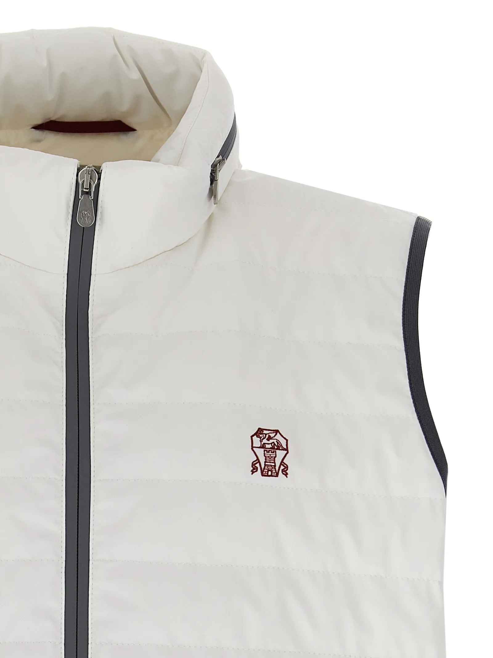 Polyamide Sleeveless Men's Jacket - Brunello Cucinelli - Modalova