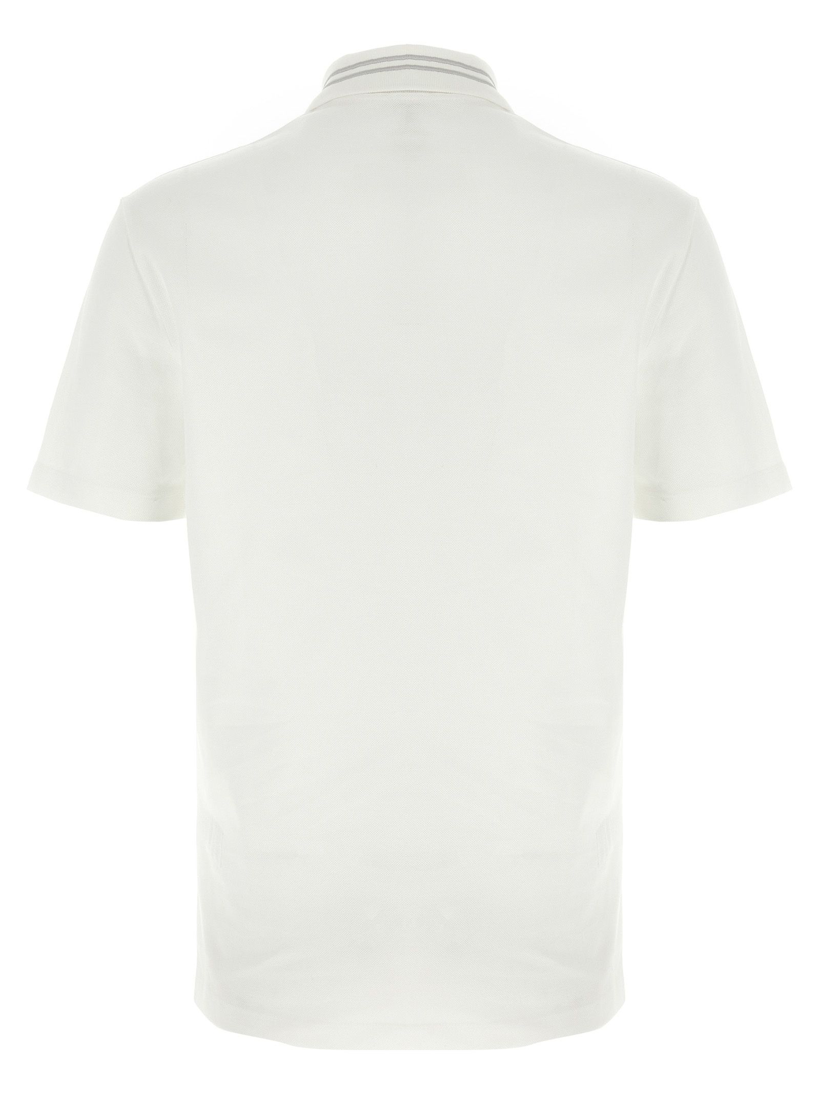 Cotton Polo Men's Shirt - Versace - Modalova