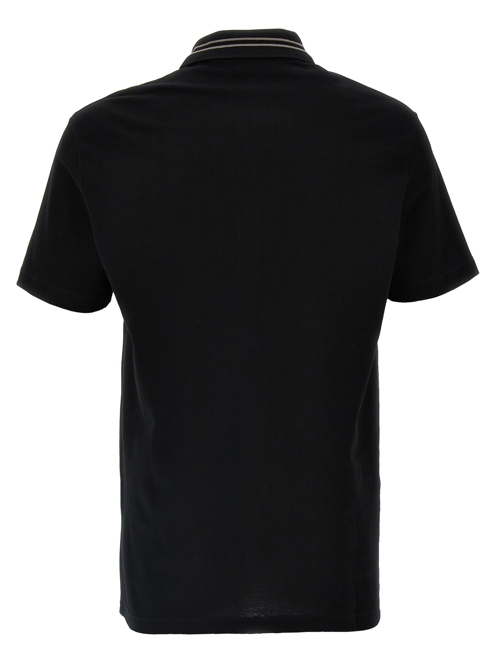 Cotton Polo Men's Shirt - Versace - Modalova