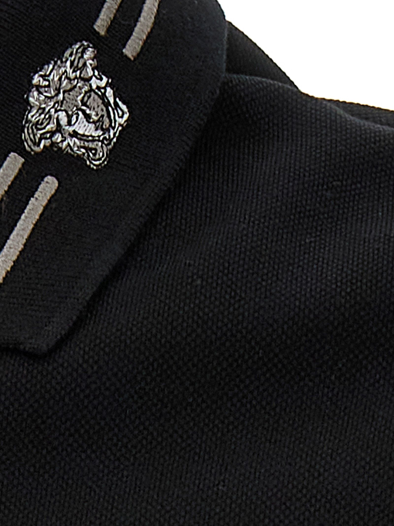 Cotton Polo Men's Shirt - Versace - Modalova
