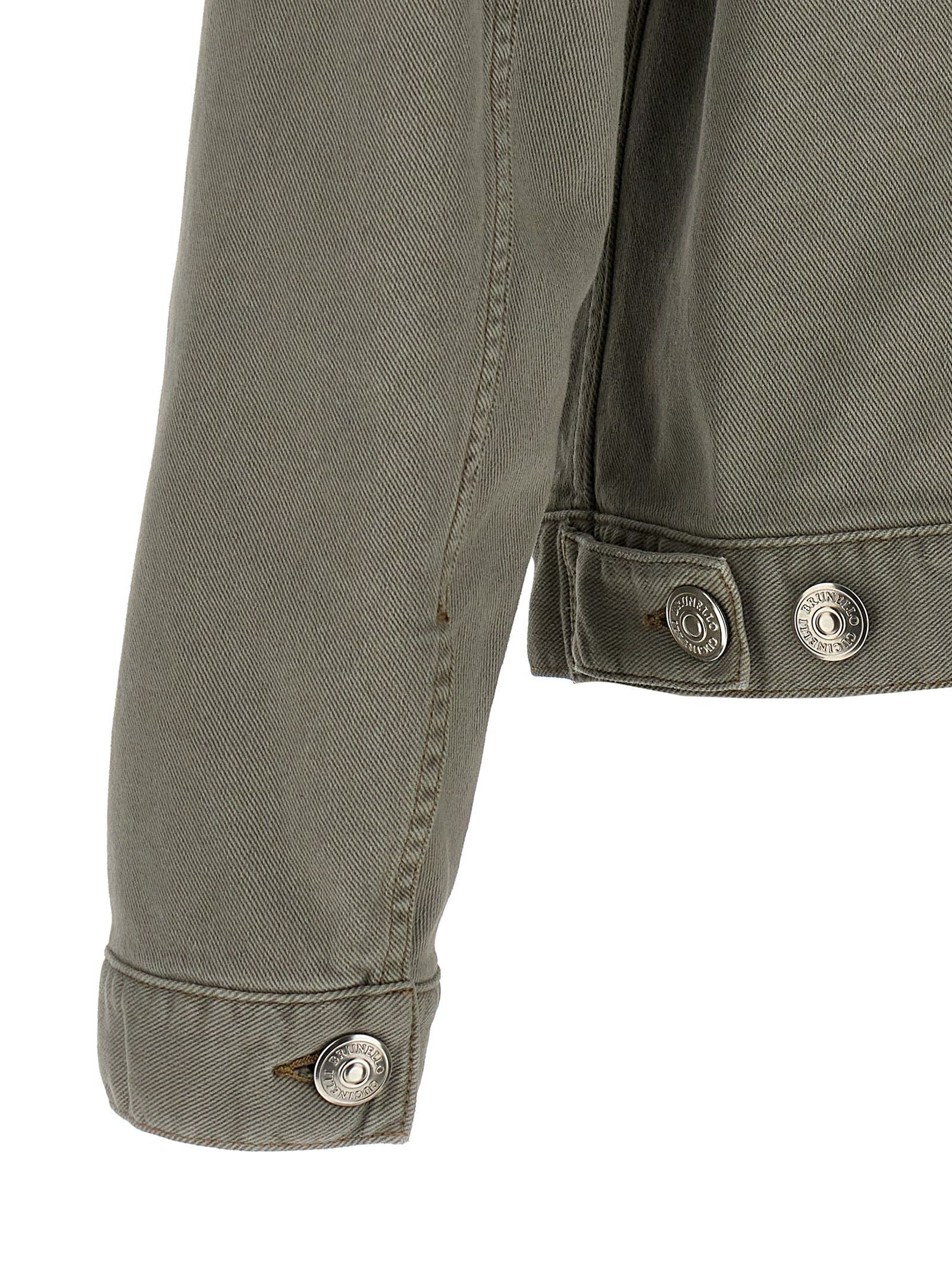 Cotton Denim Men's Jacket - Brunello Cucinelli - Modalova