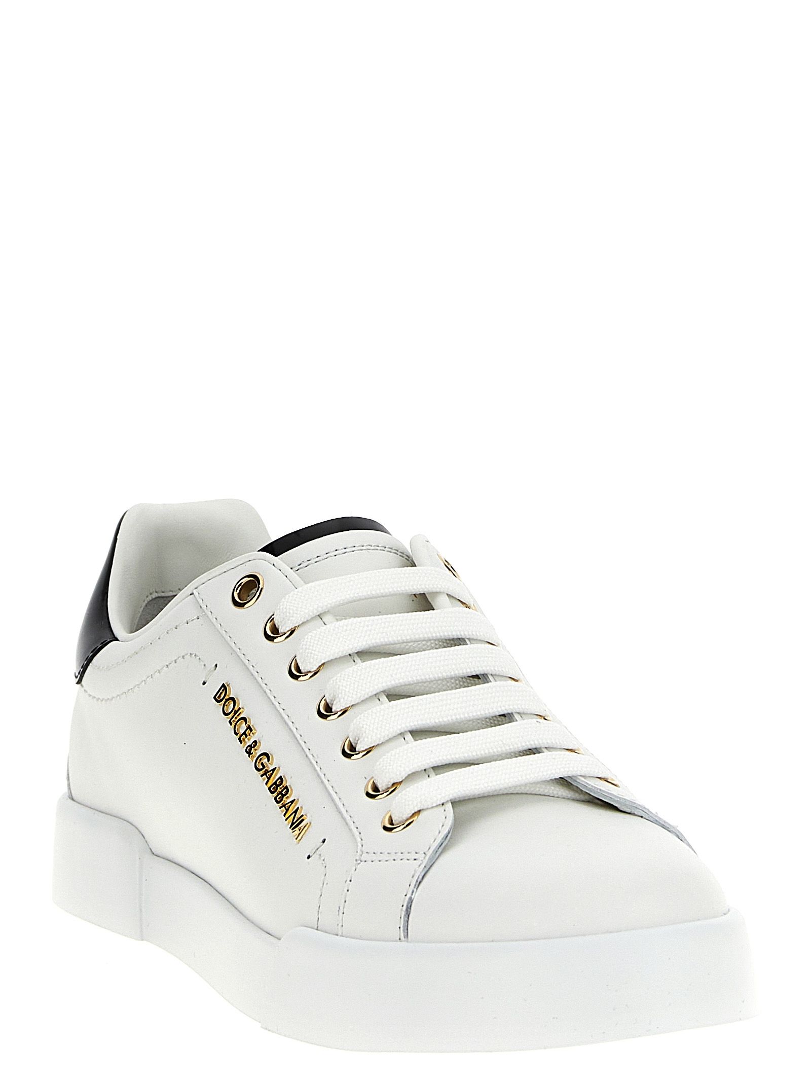 Calfskin Low Top Women's Sneakers - Dolce & Gabbana - Modalova