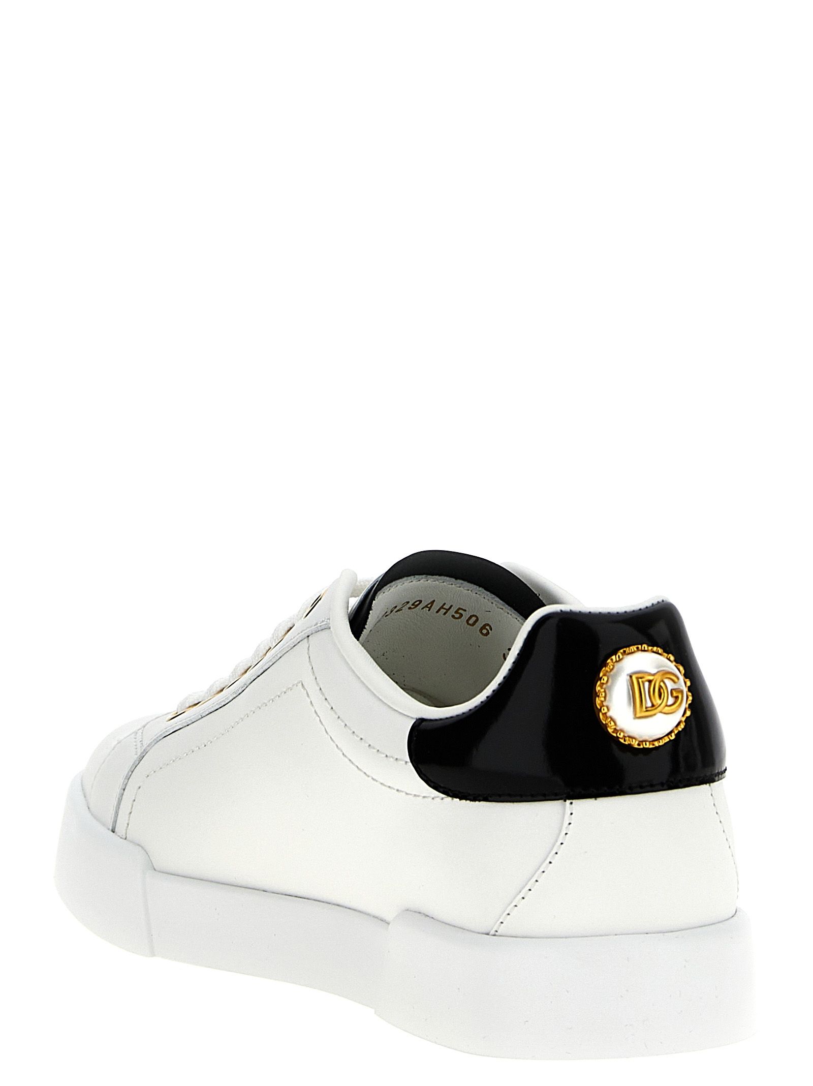 Calfskin Low Top Women's Sneakers - Dolce & Gabbana - Modalova