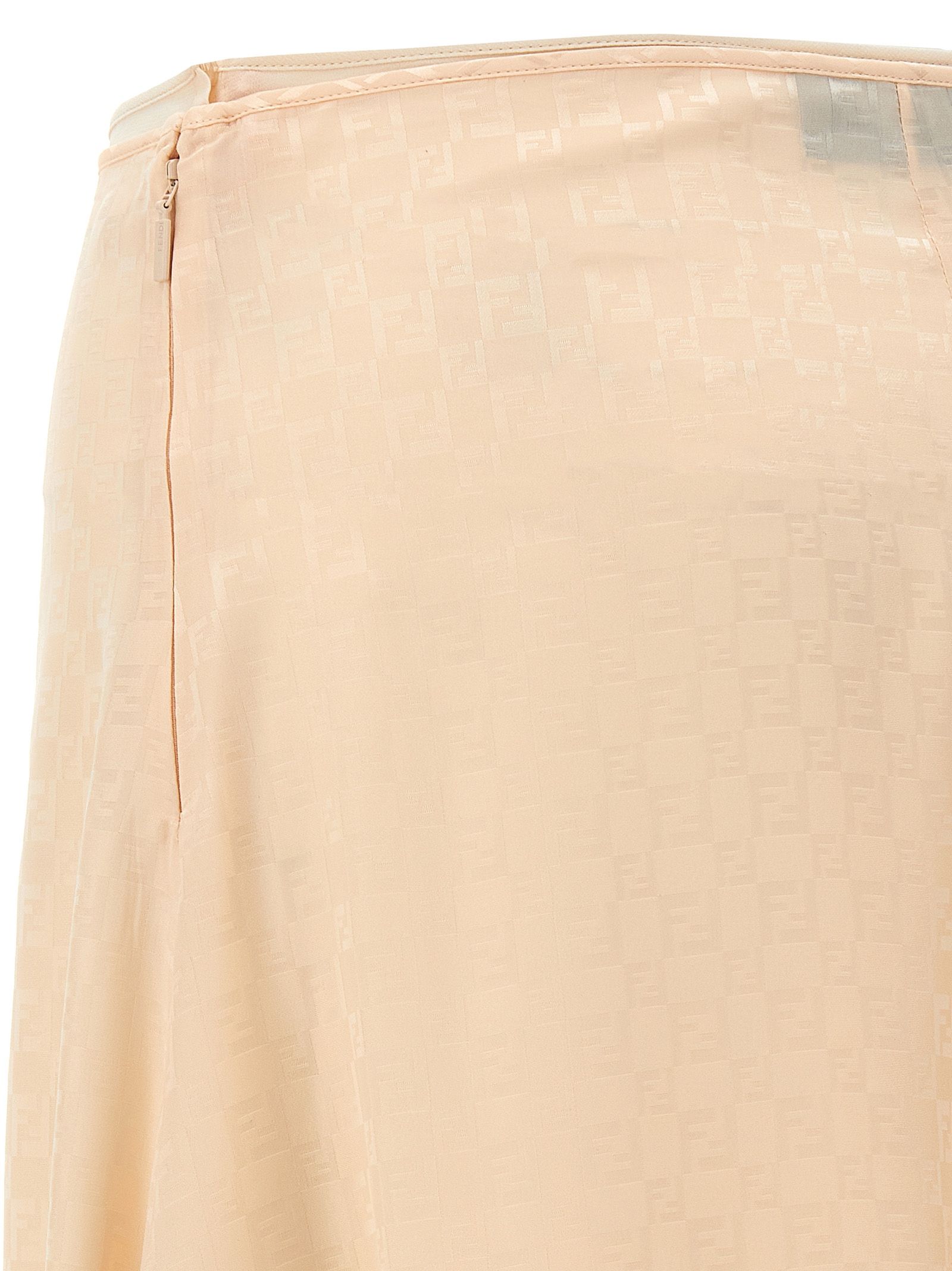 Silk Midi Women's Skirt - Fendi - Modalova