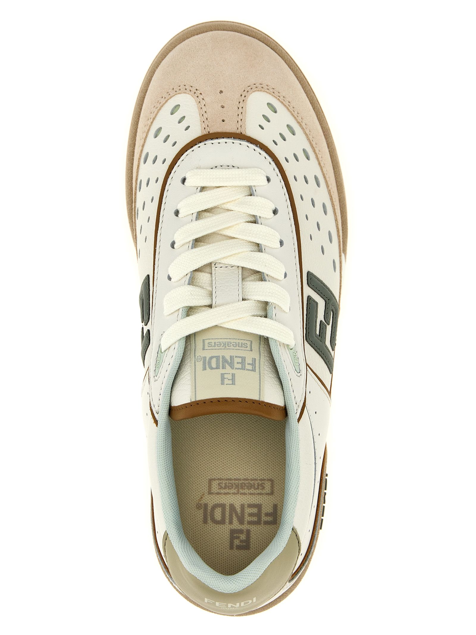 Leather Women's Sneakers - Fendi - Modalova