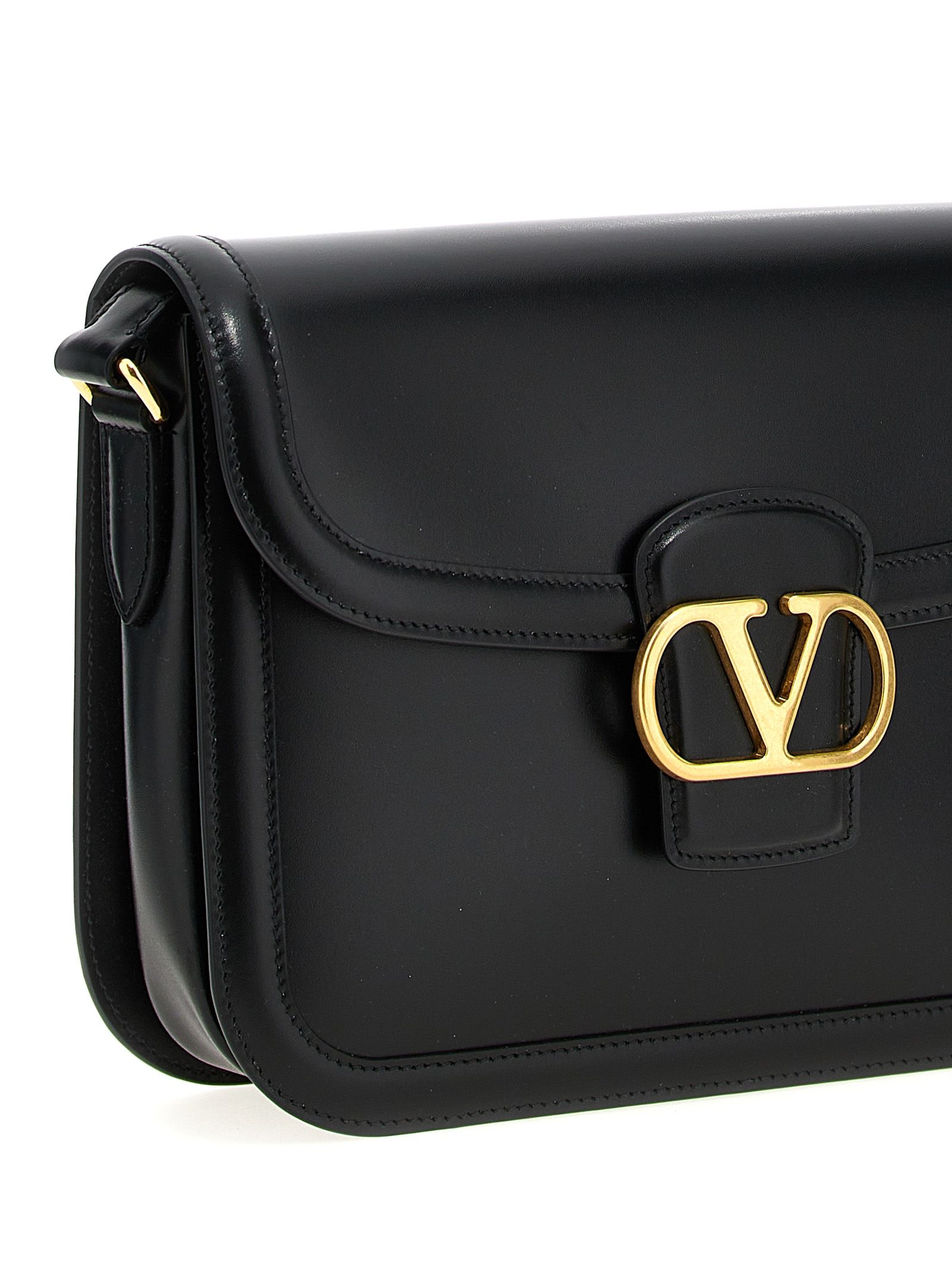 Calfskin Shoulder Men's Bag - Valentino Garavani - Modalova