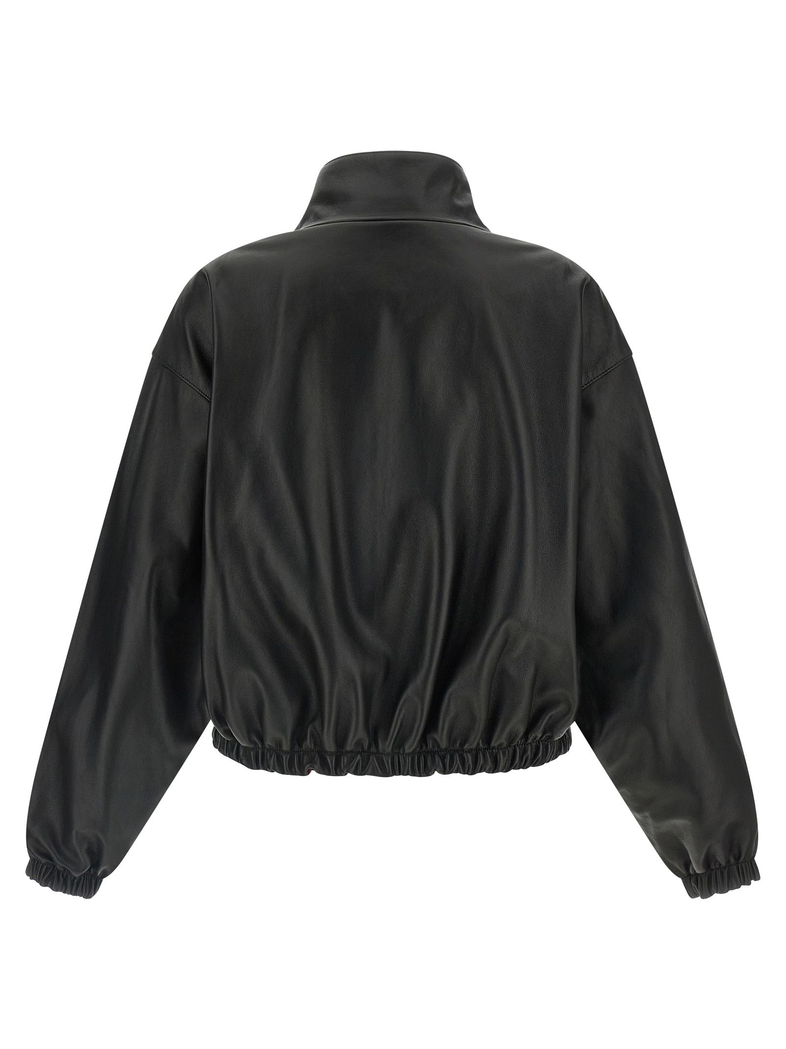 Lamb Leather Leather Women's Jacket - Balenciaga - Modalova