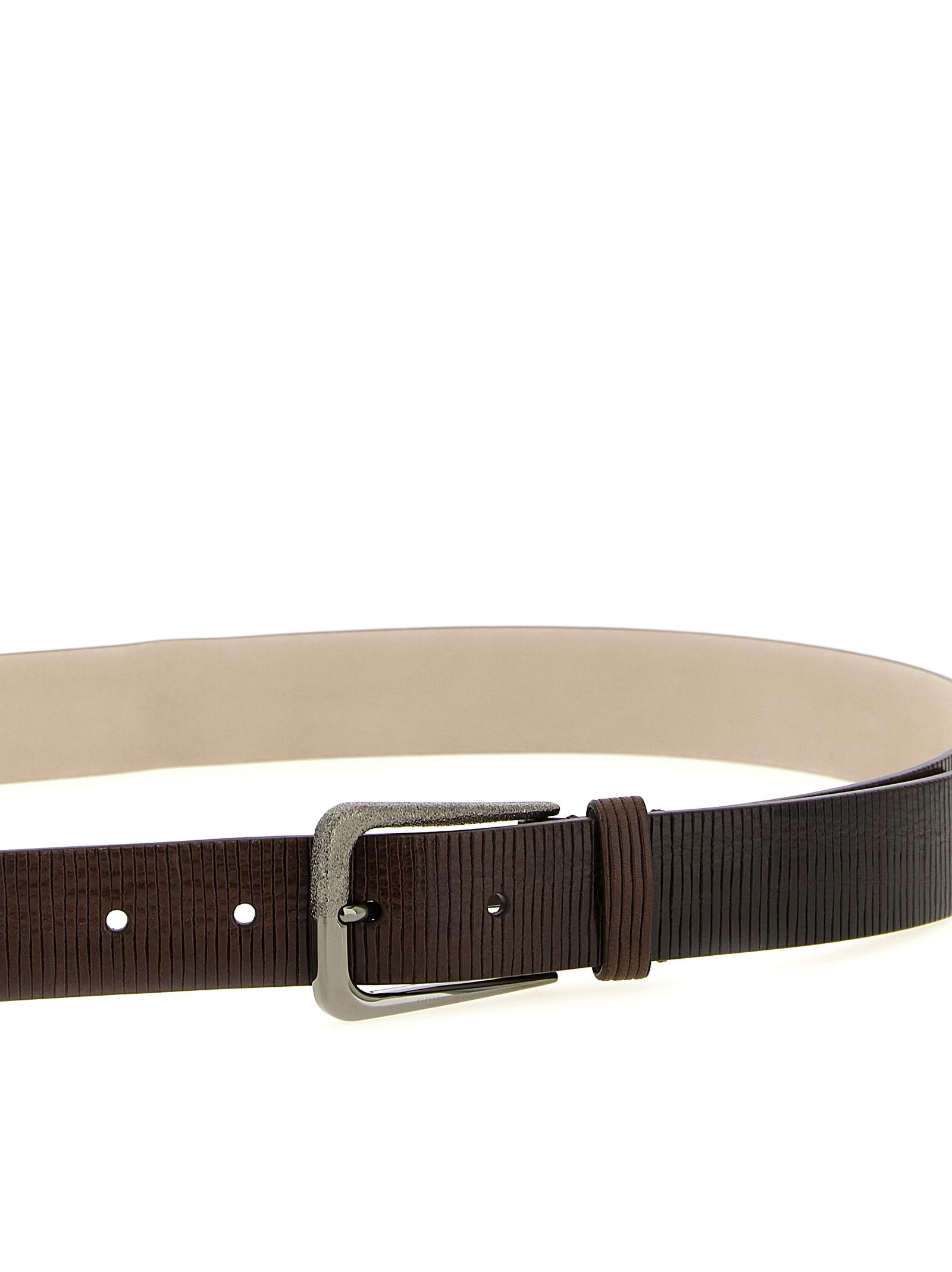 Leather Regular Women's Belt - Brunello Cucinelli - Modalova