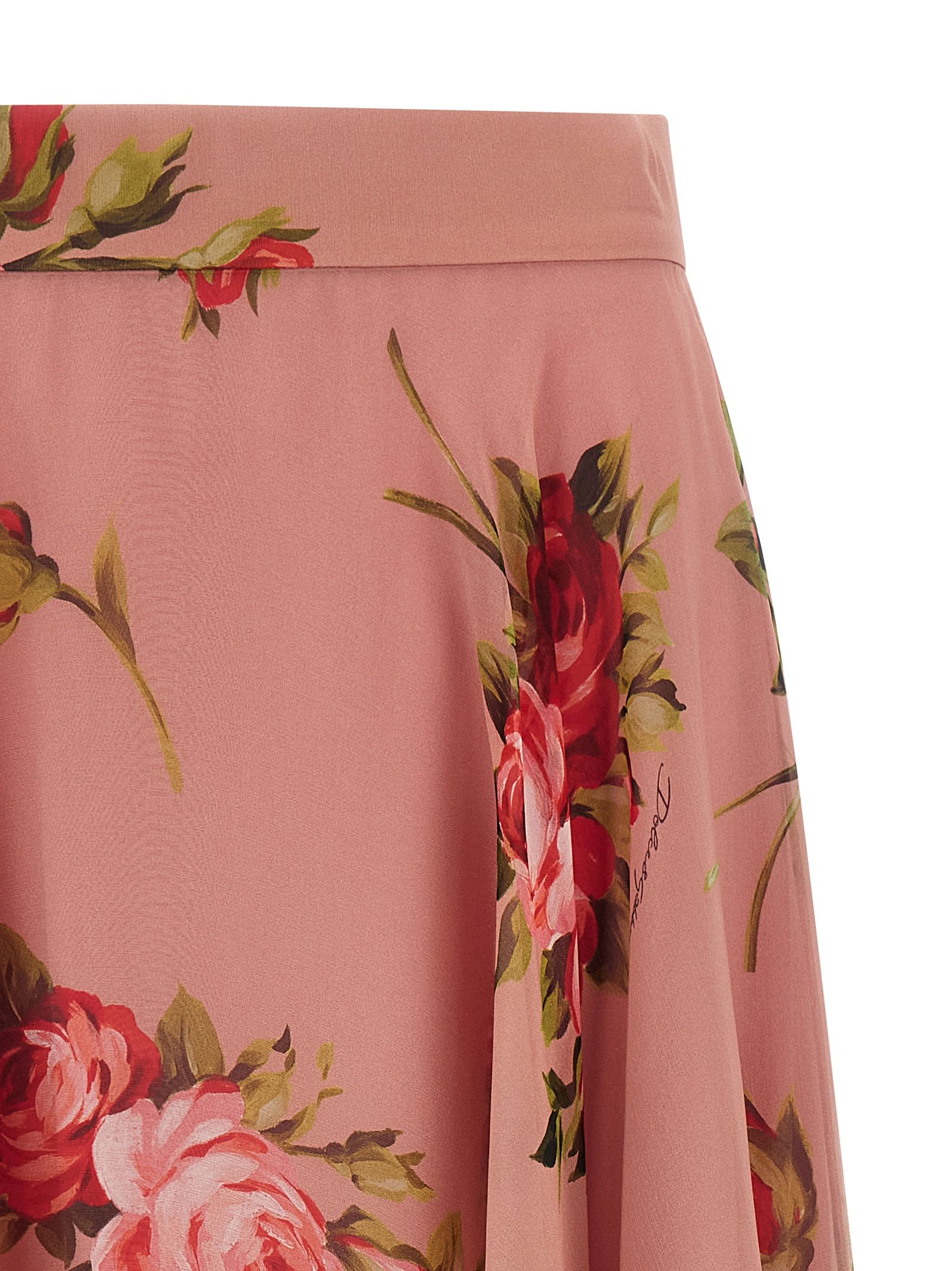 Silk Midi Women's Skirt - Dolce & Gabbana - Modalova