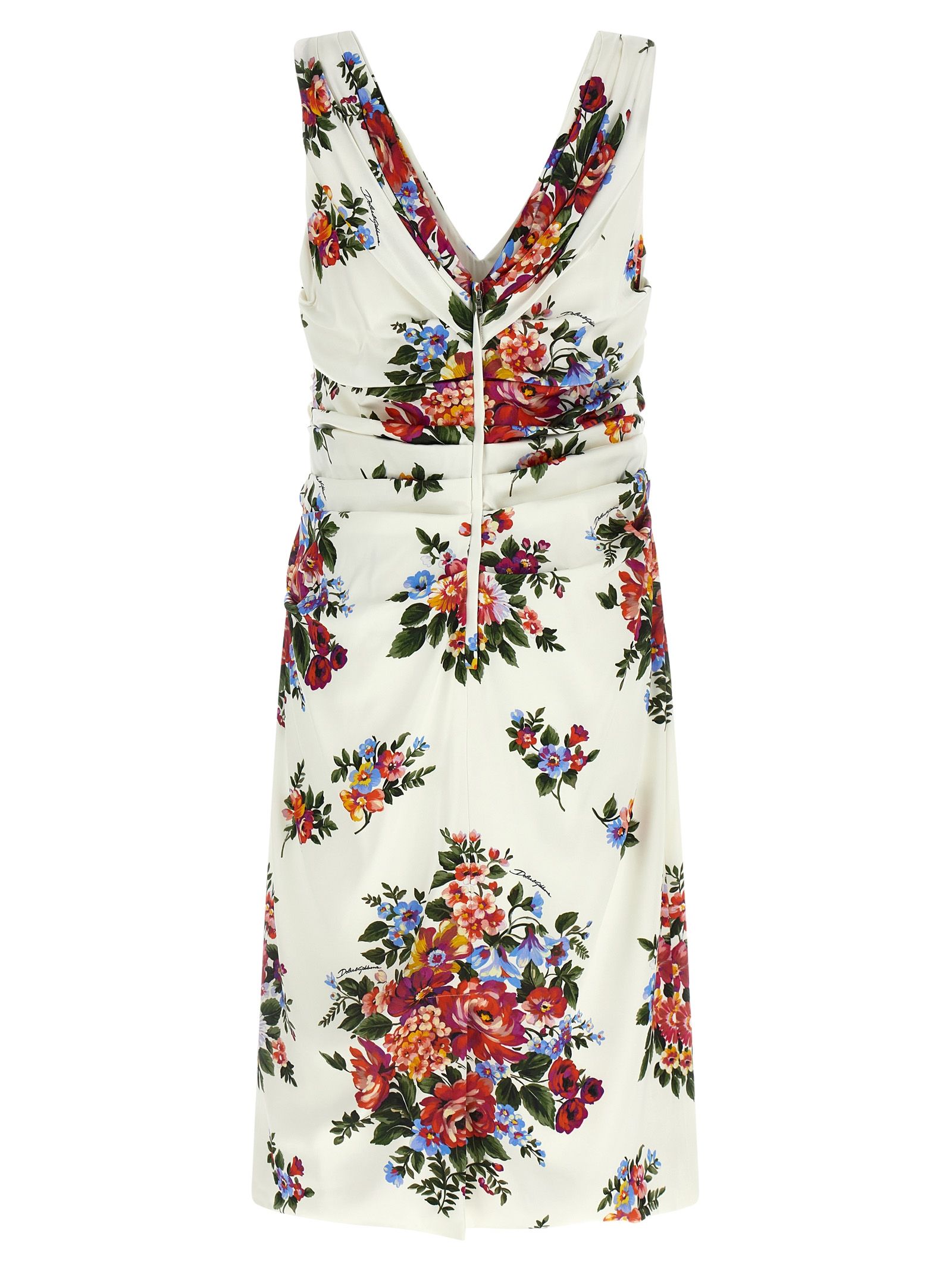 Viscose Midi Women's Dress - Dolce & Gabbana - Modalova