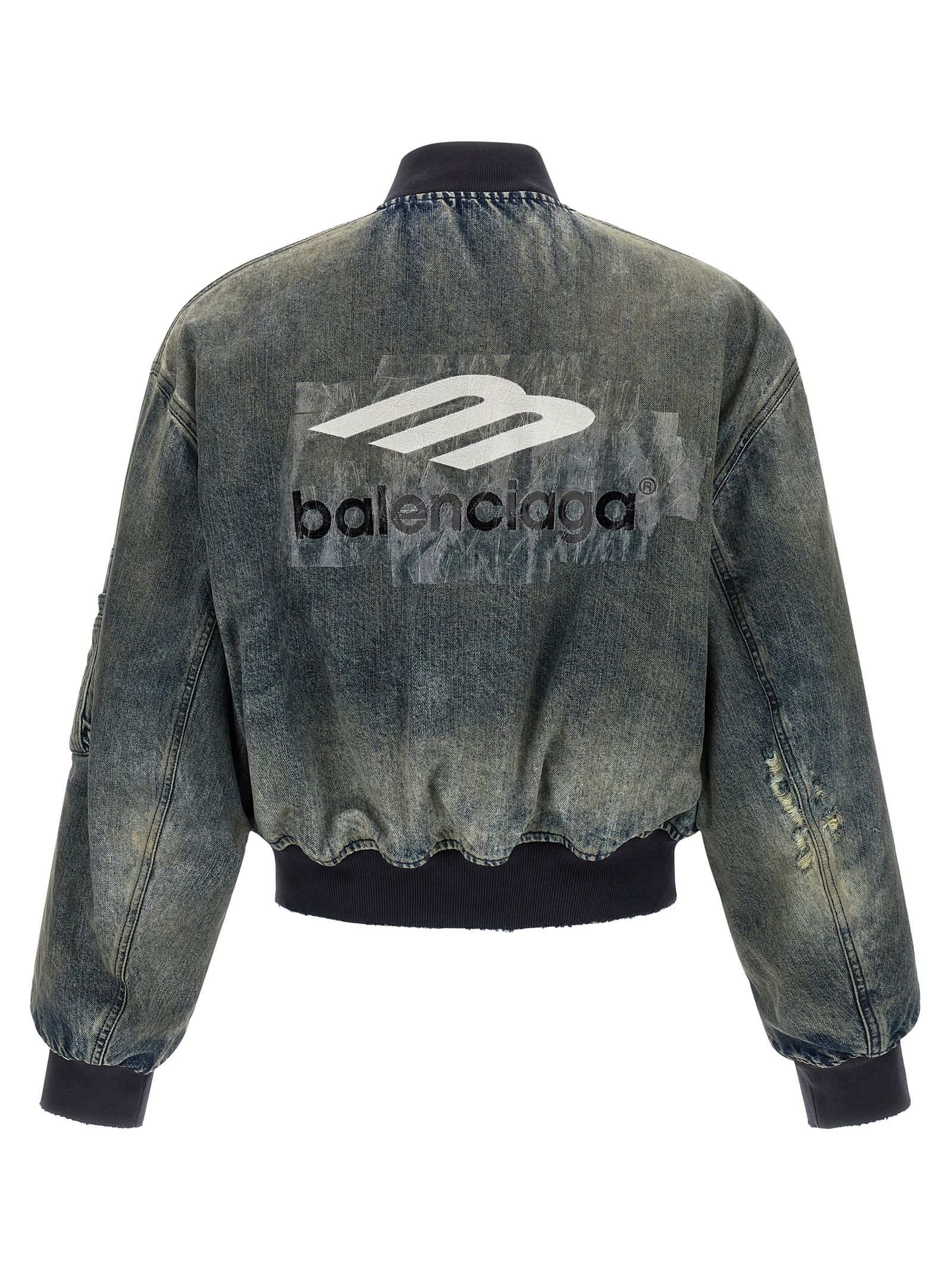 Polyester Men's Bomber - Balenciaga - Modalova