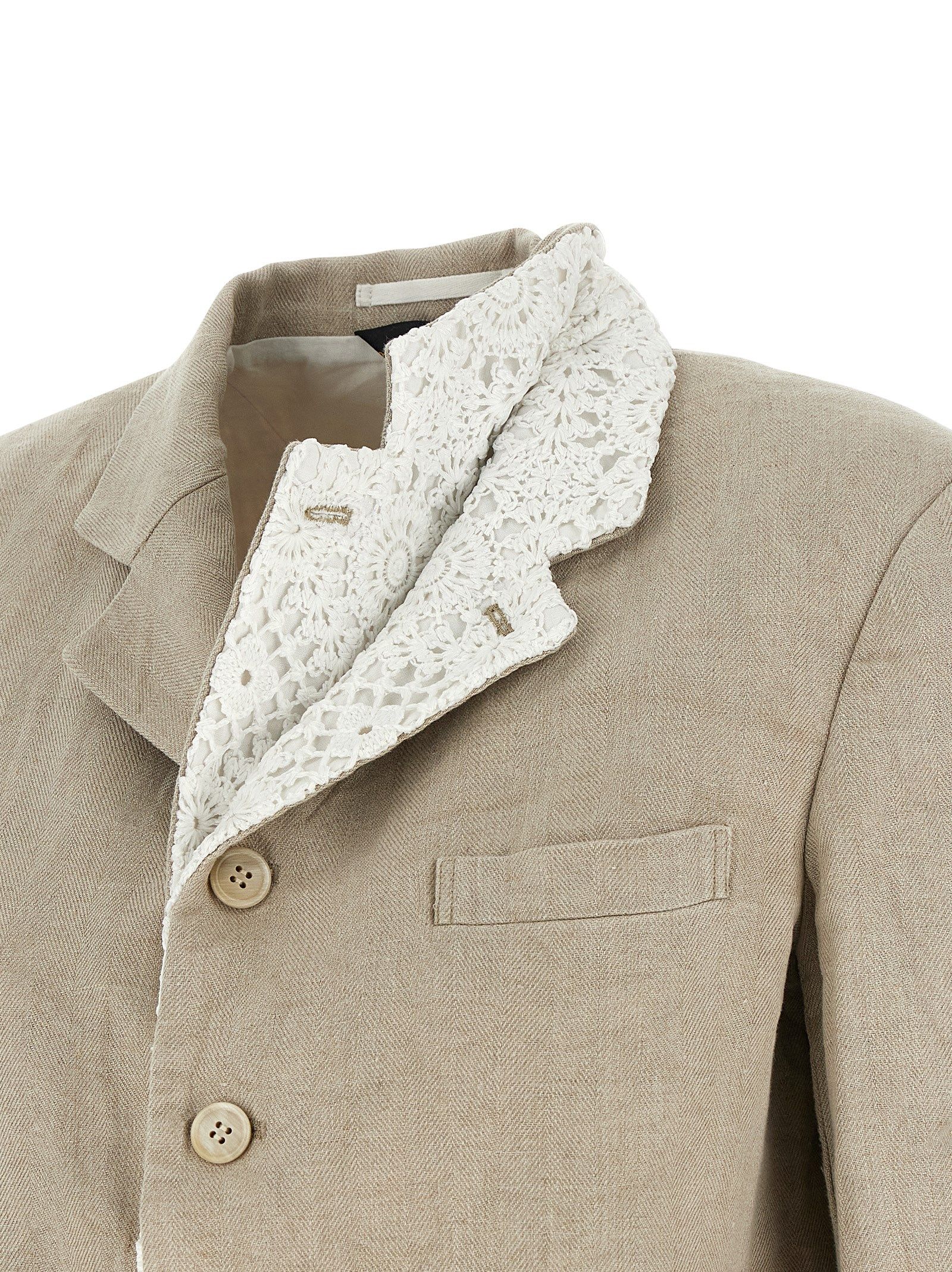 Linen Women's Blazer - Comme Des Garçons - Modalova