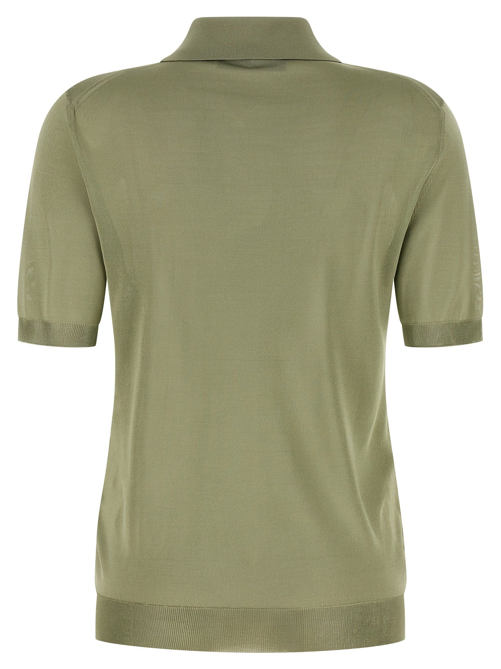 Viscose Polo Women's Shirt - Fendi - Modalova