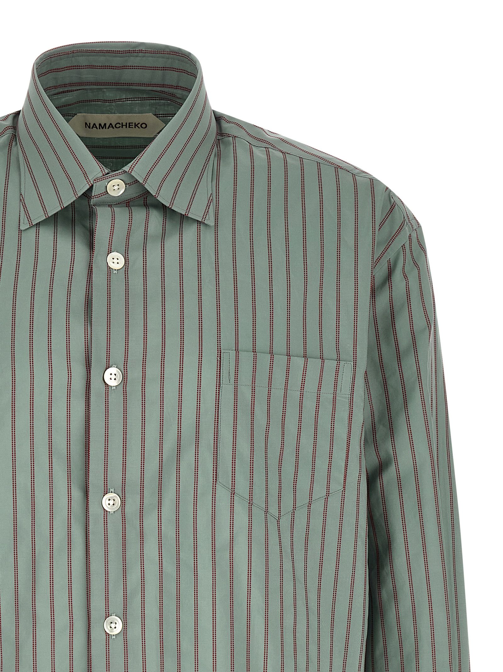 Namacheko Blue Cotton Men's Blouse - Namacheko - Modalova