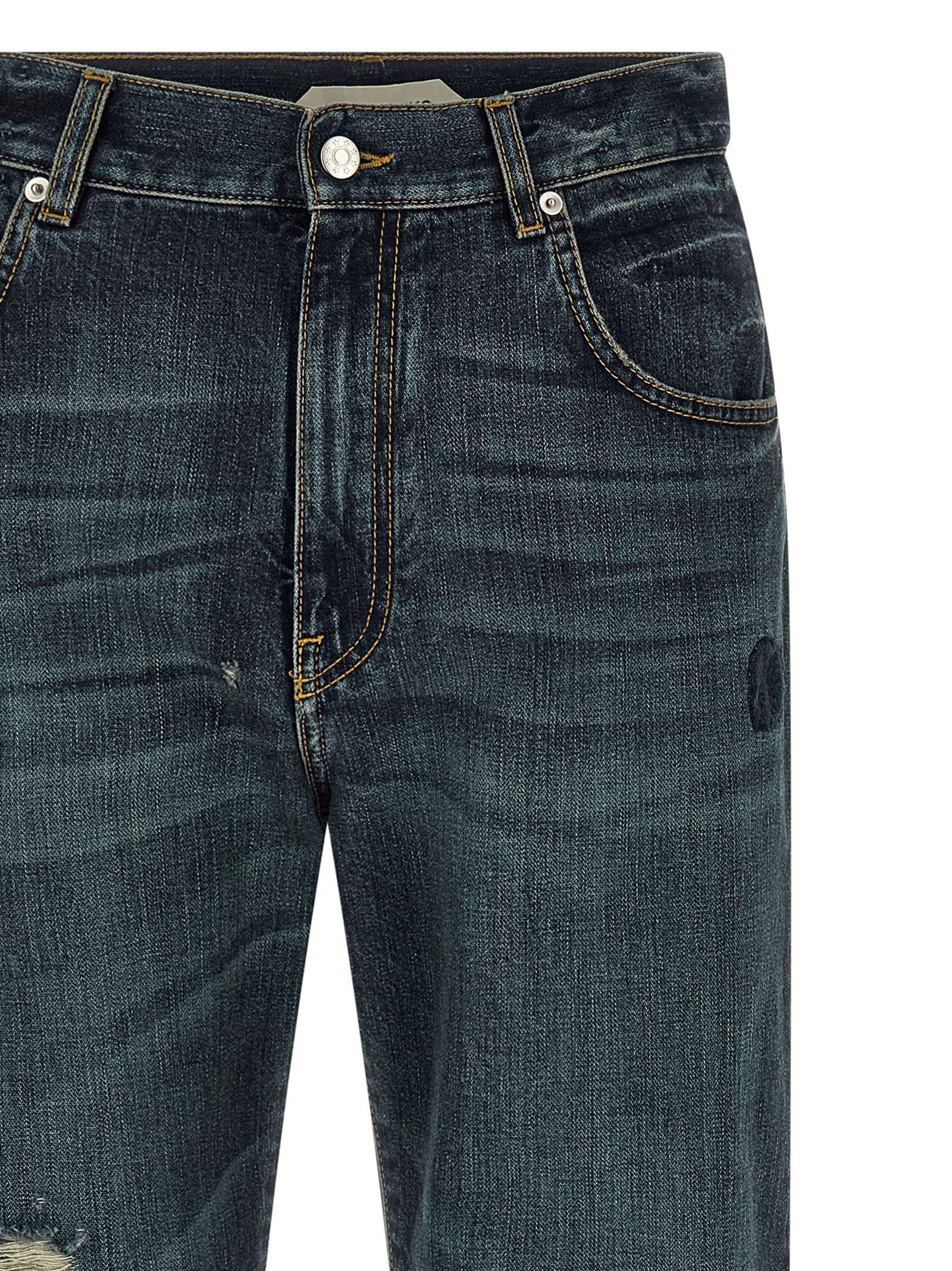 Cotton Straight-Leg Men's Jeans - Namacheko - Modalova