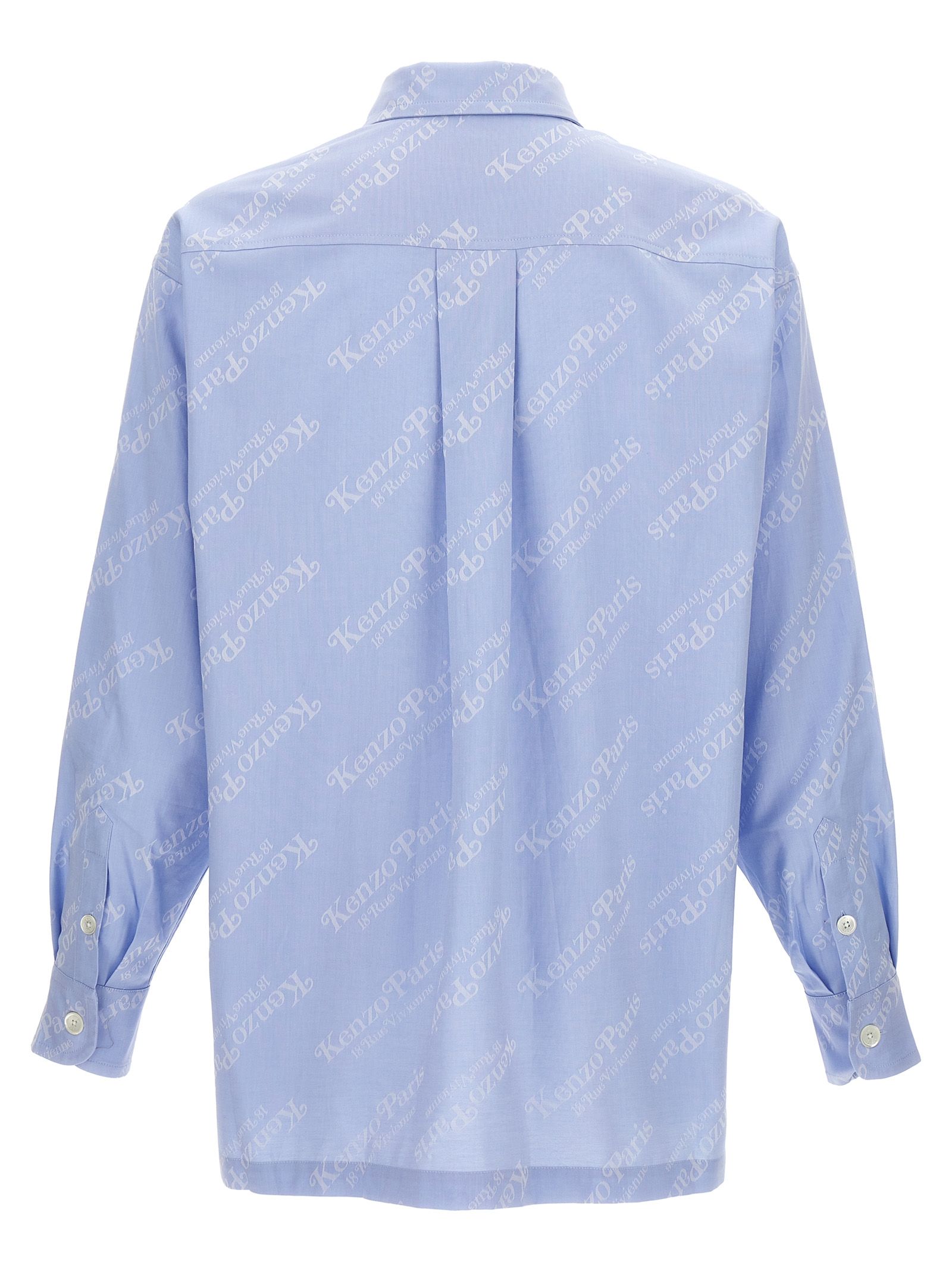 Kenzo Blue Cotton Men's Blouse - Kenzo - Modalova