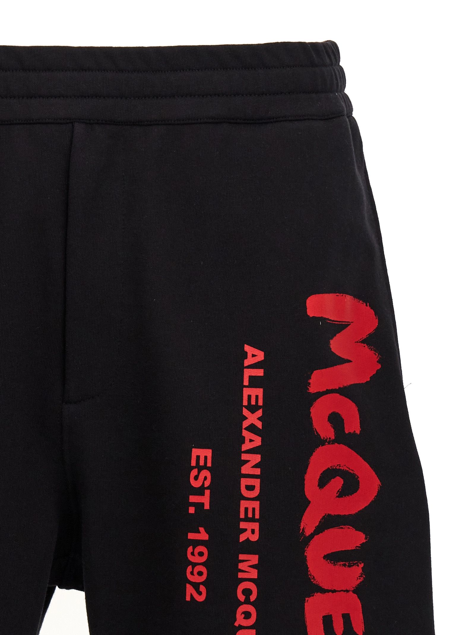 Cotton Bermuda Men's Shorts - Alexander McQueen - Modalova