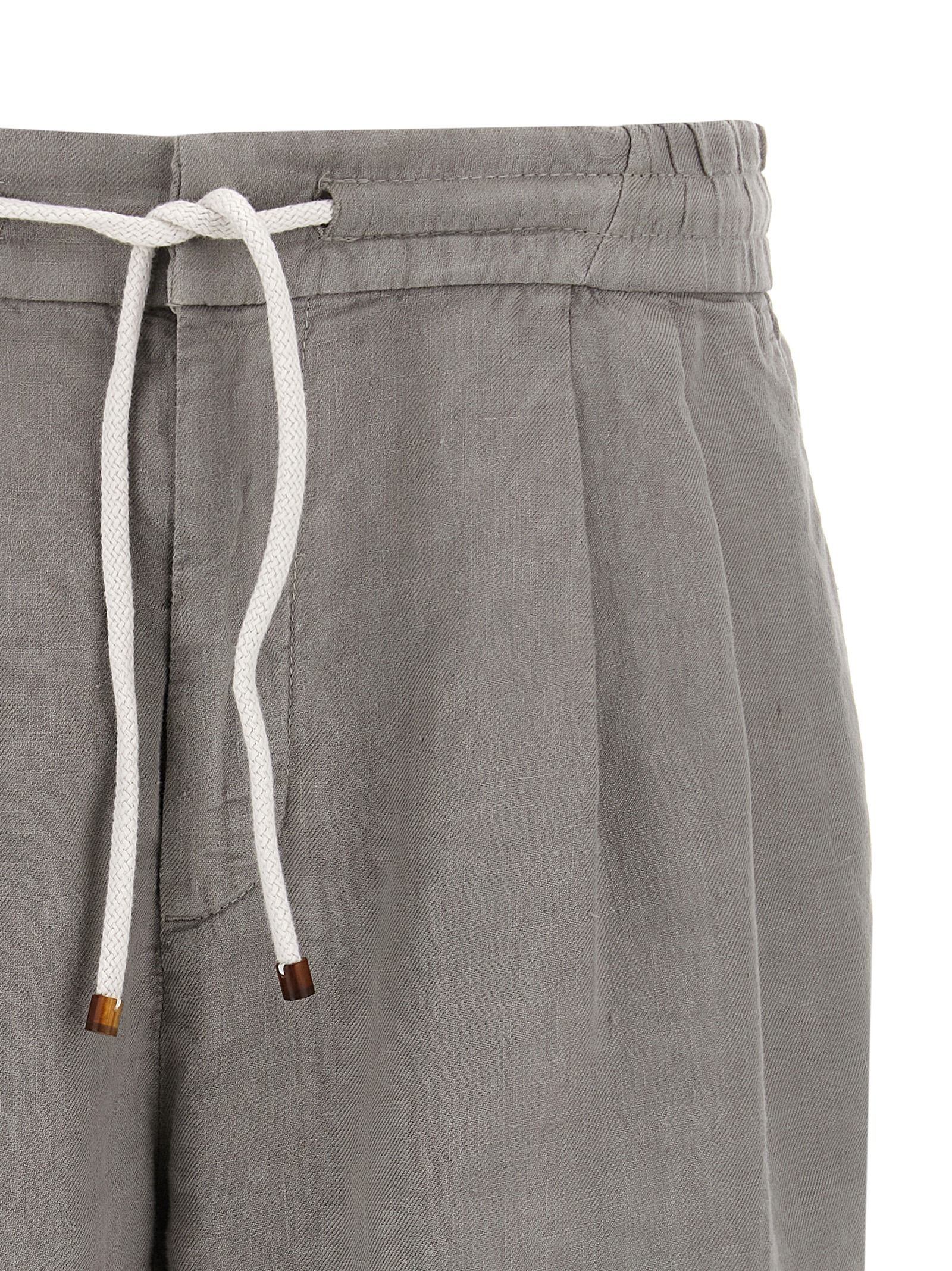 Linen Bermuda Men's Shorts - Brunello Cucinelli - Modalova