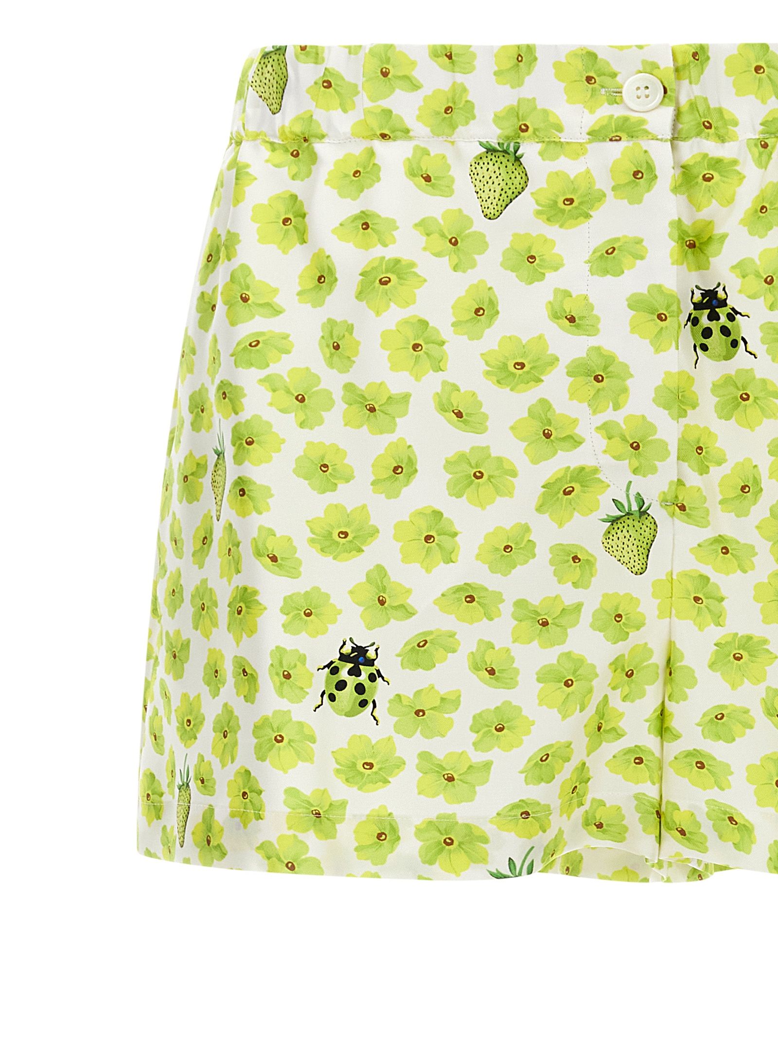 Silk Bermuda Women's Shorts - Versace - Modalova
