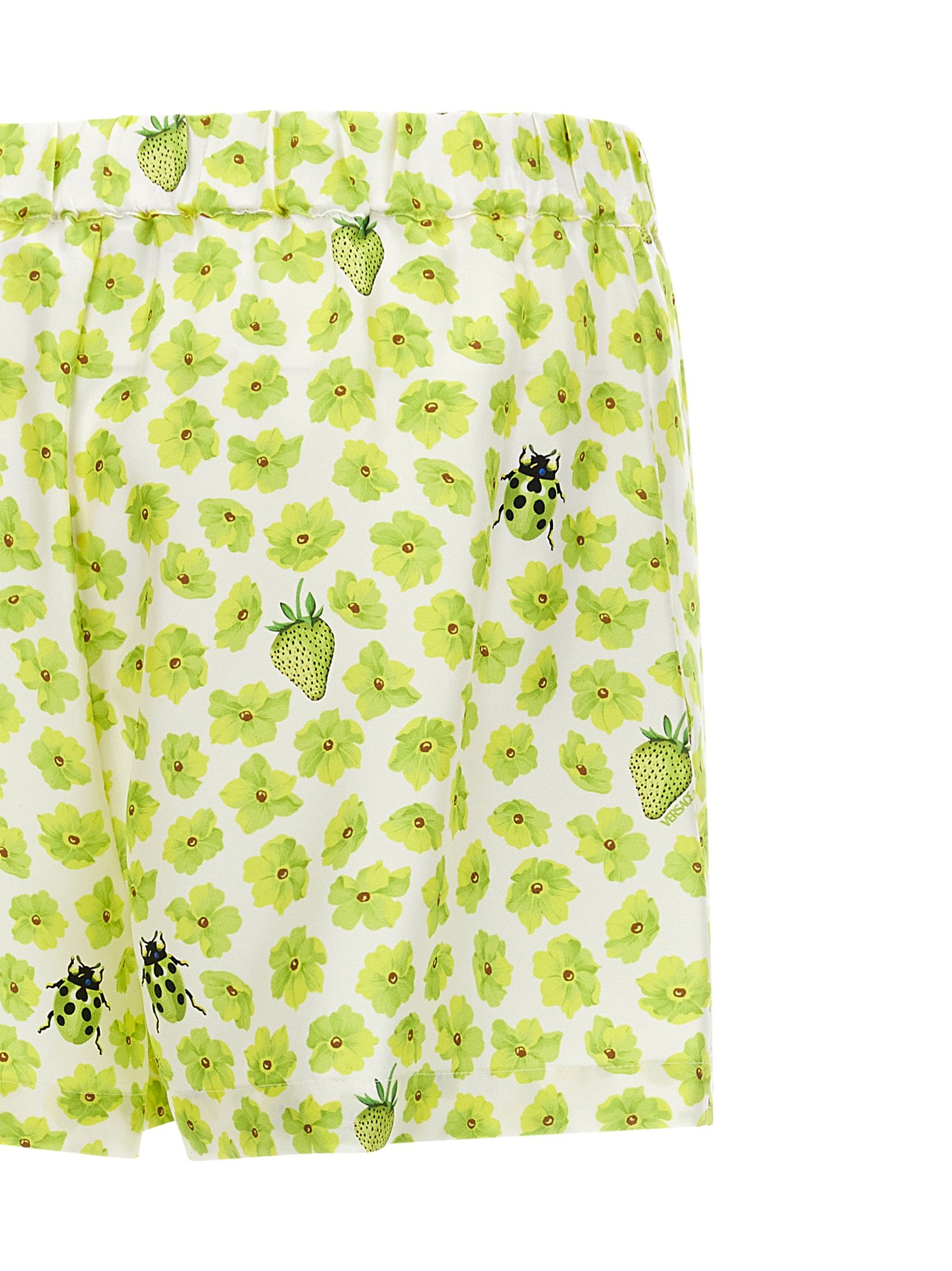 Silk Bermuda Women's Shorts - Versace - Modalova