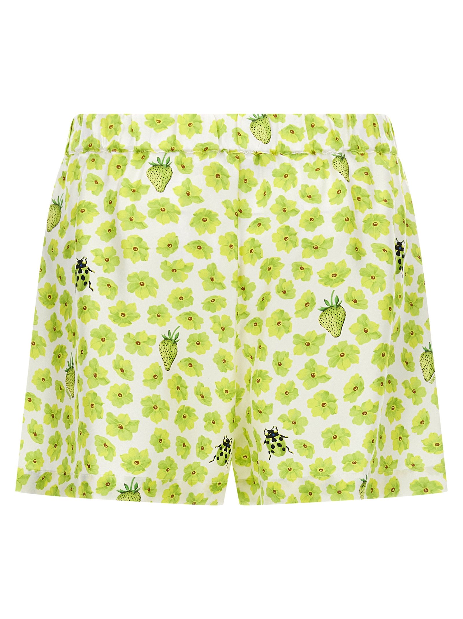 Silk Bermuda Women's Shorts - Versace - Modalova