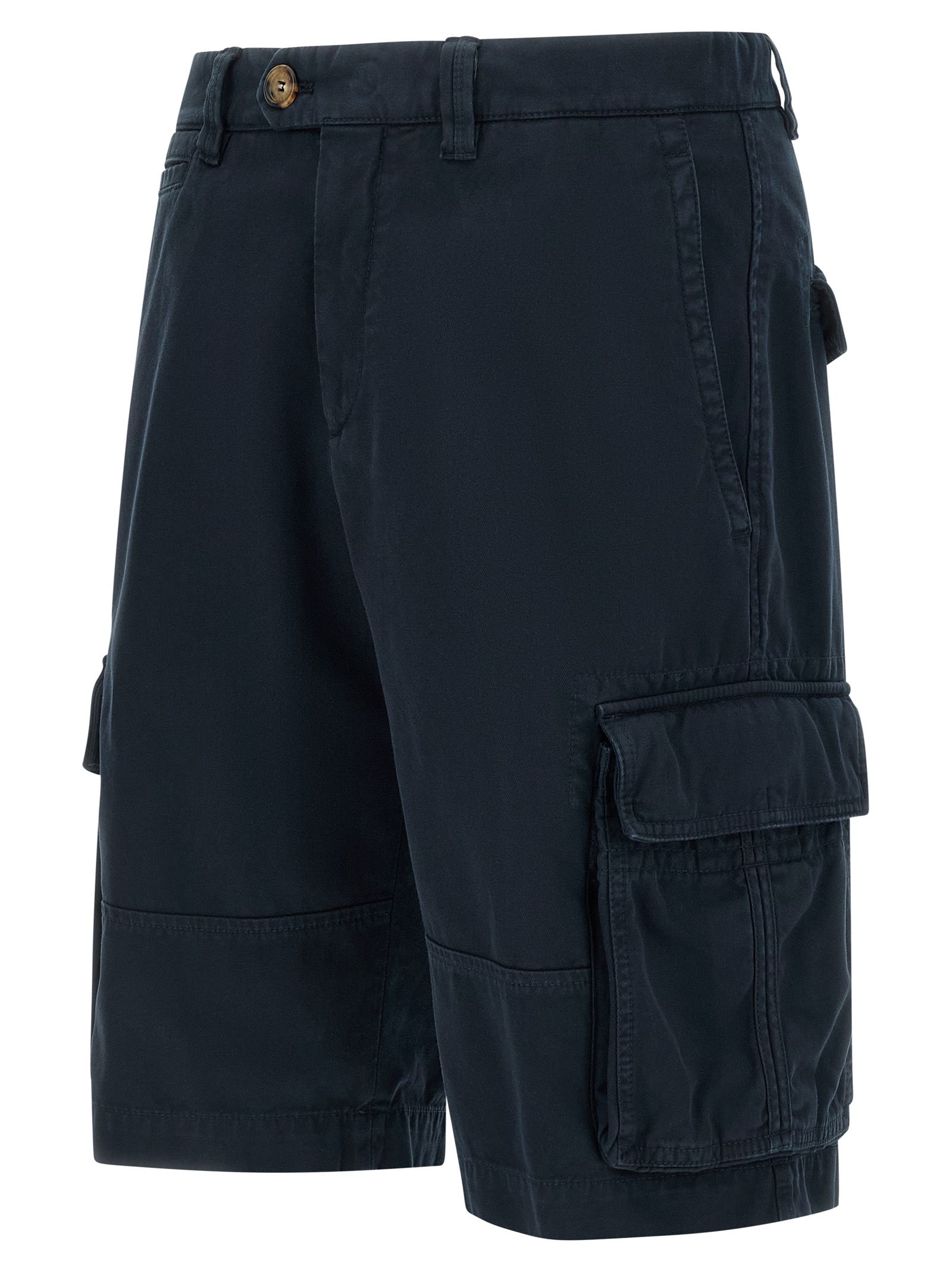 Cotton Bermuda Men's Shorts - Brunello Cucinelli - Modalova