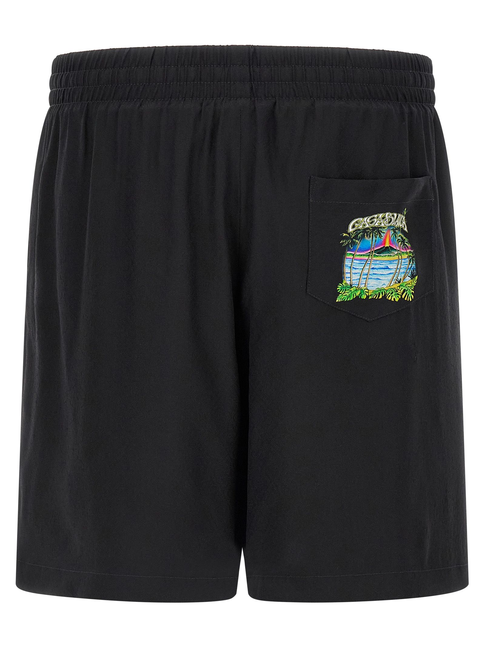 Silk Bermuda Men's Shorts - Casablanca - Modalova