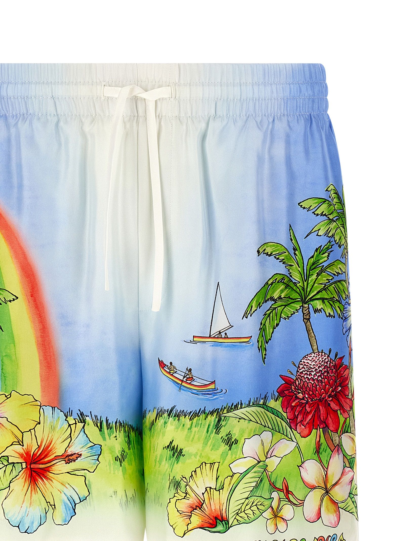 Silk Bermuda Men's Shorts - Casablanca - Modalova
