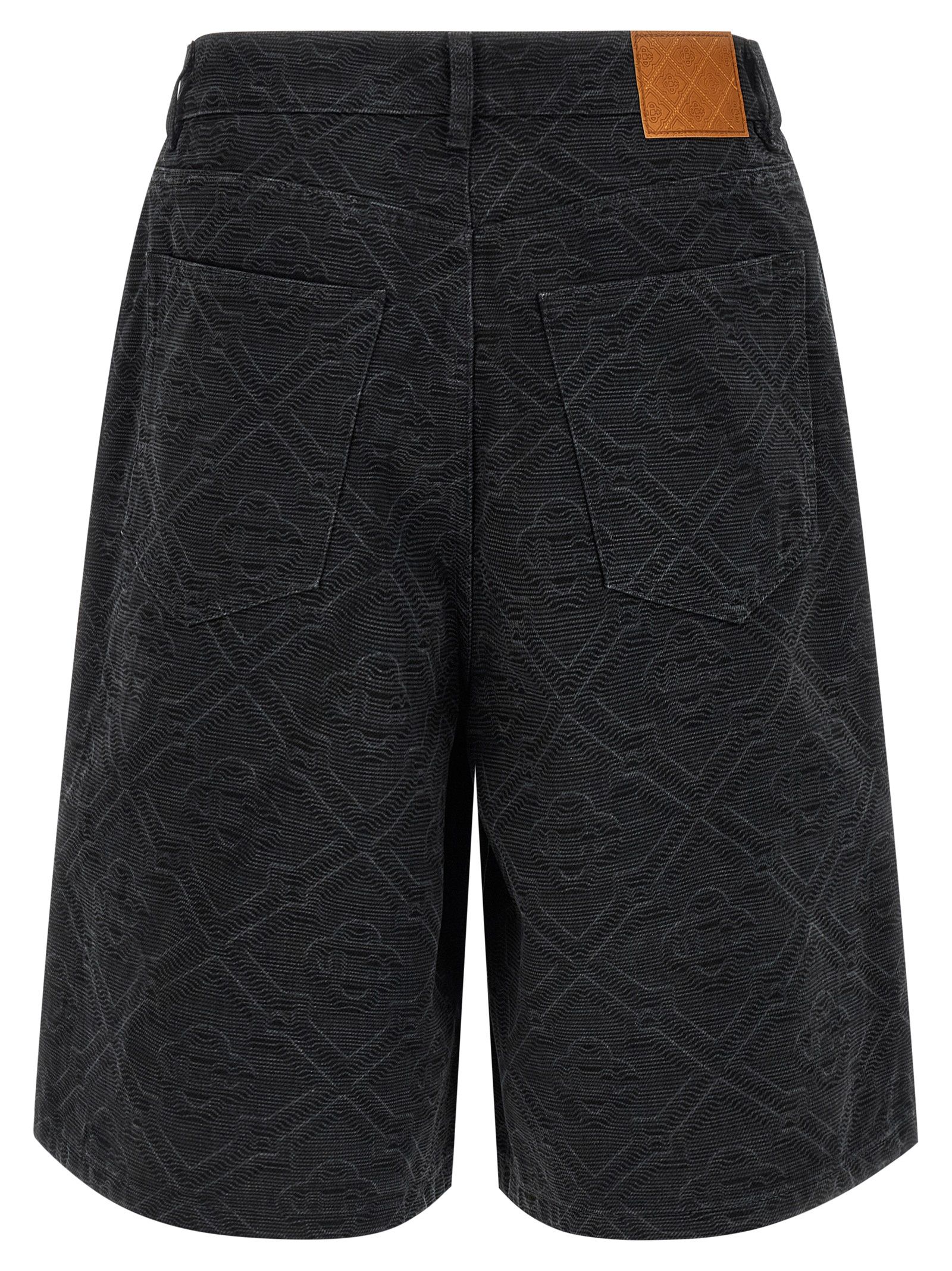Cotton Bermuda Men's Shorts - Casablanca - Modalova