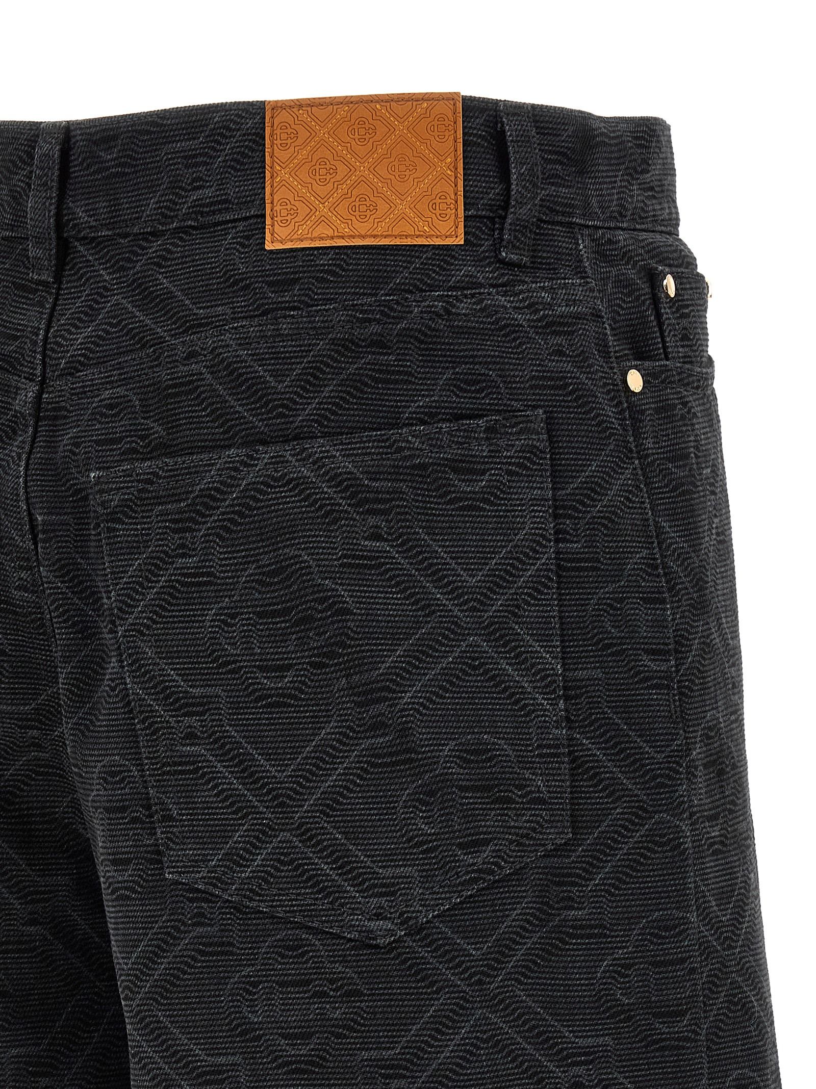 Cotton Bermuda Men's Shorts - Casablanca - Modalova