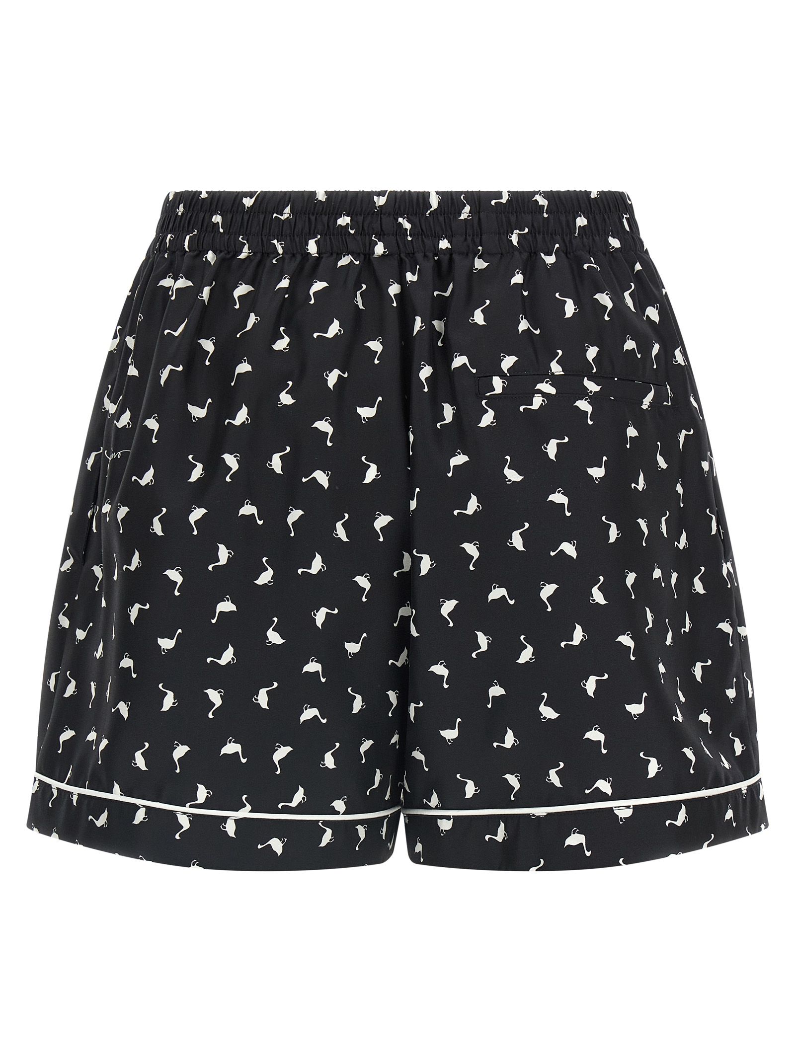 Silk Bermuda Women's Shorts - Moschino - Modalova
