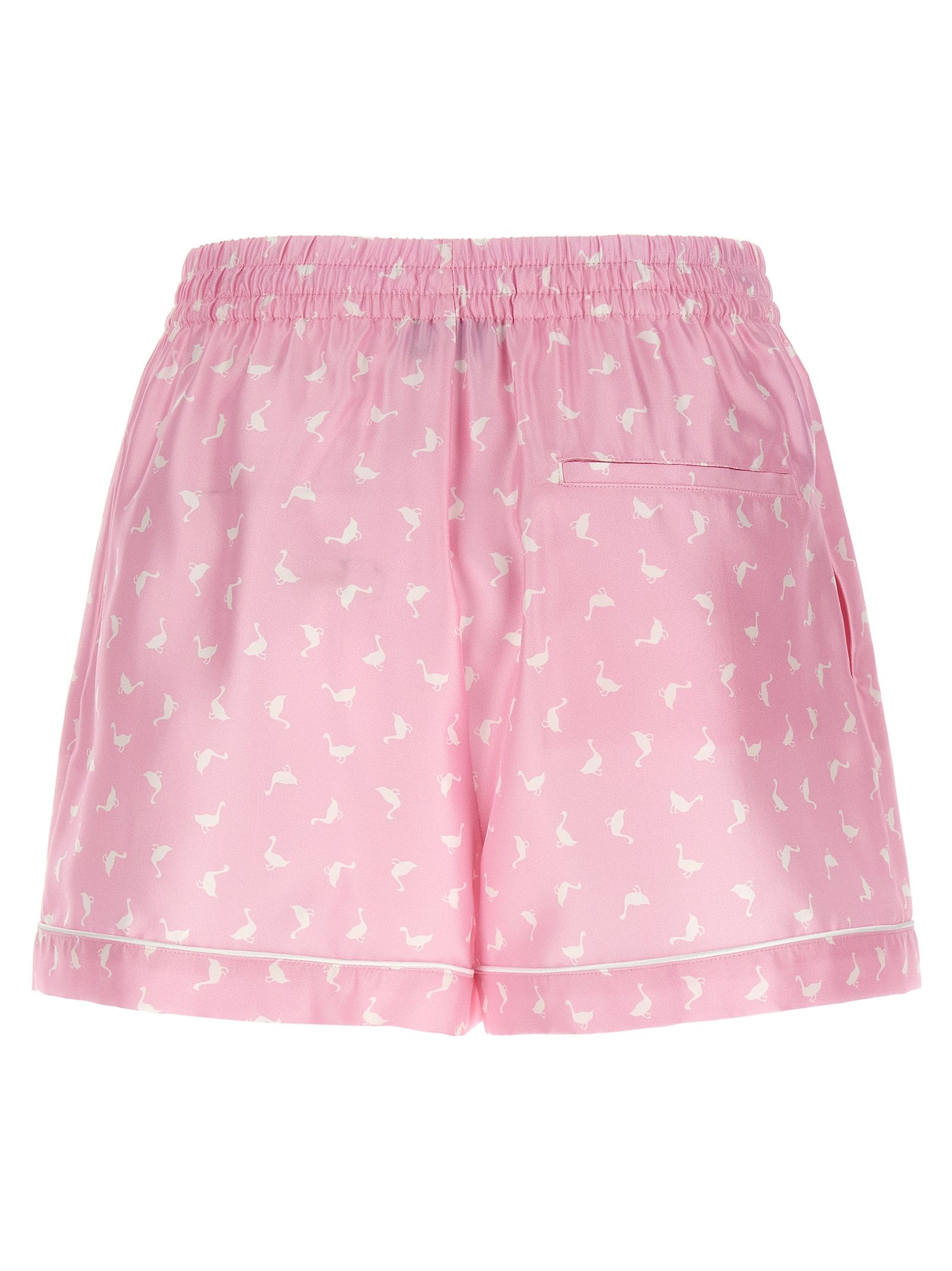 Silk Bermuda Women's Shorts - Moschino - Modalova
