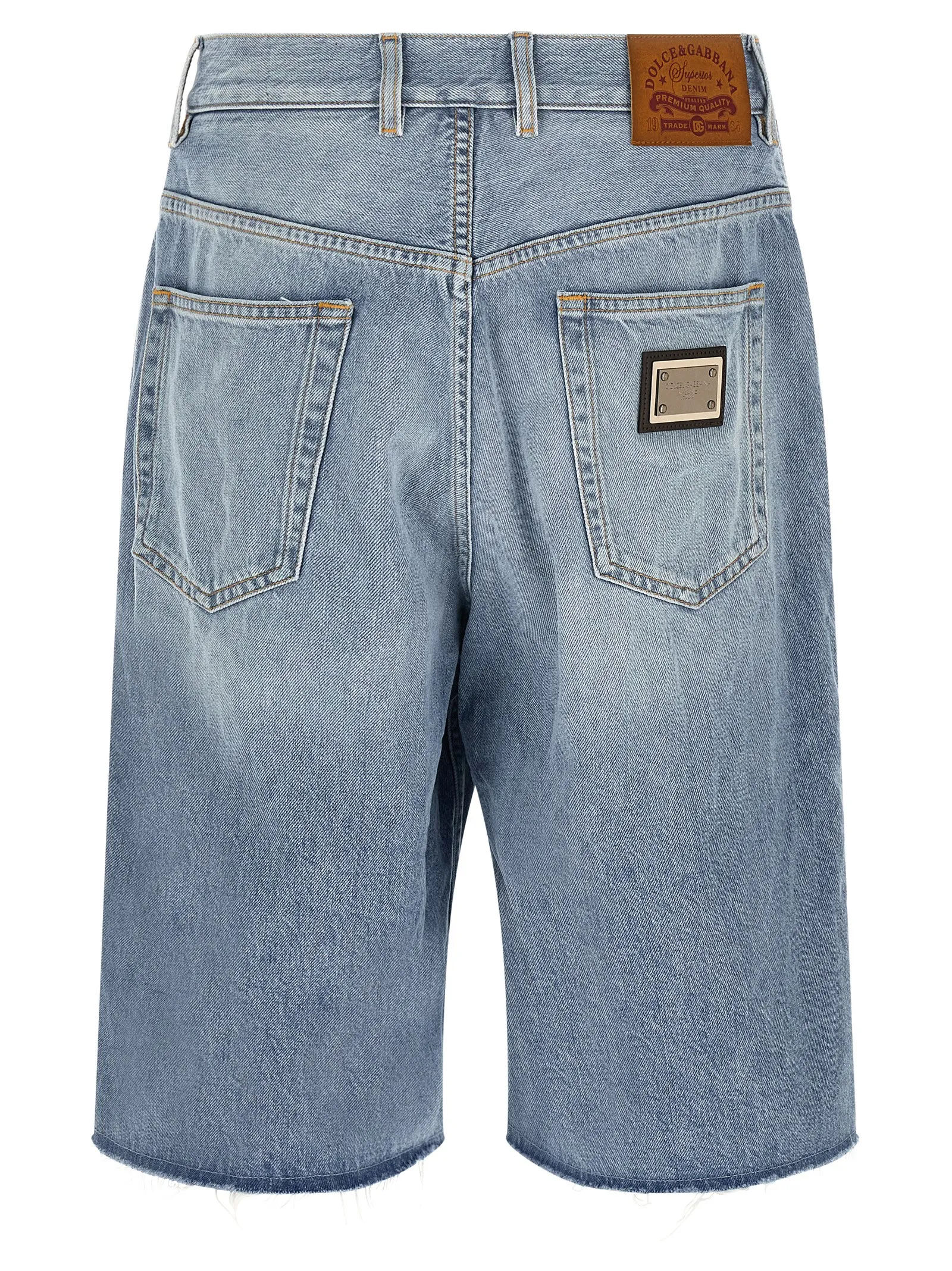 Cotton Bermuda Men's Shorts - Dolce & Gabbana - Modalova