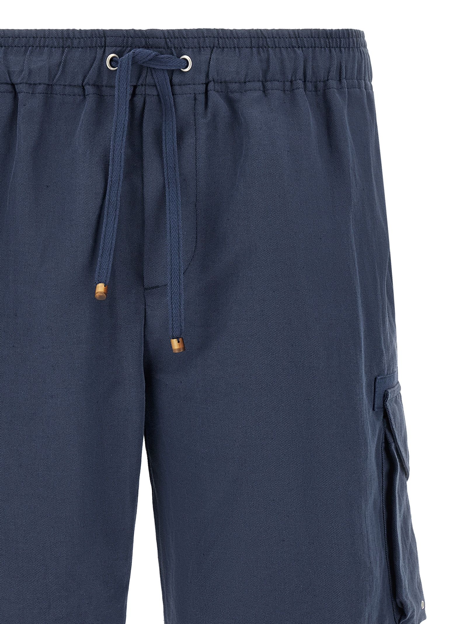 Linen Bermuda Men's Shorts - Brunello Cucinelli - Modalova