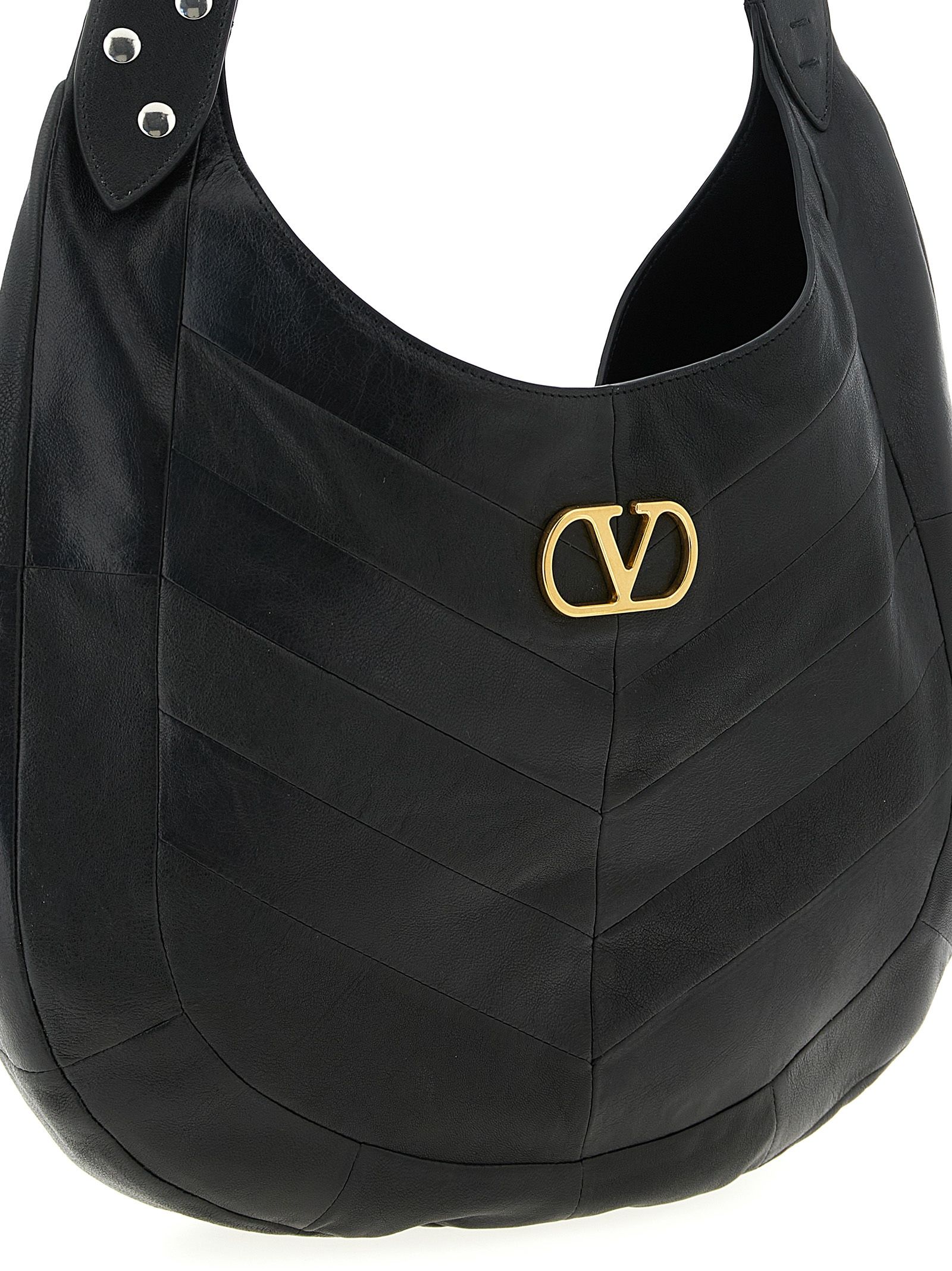 Lamb Leather Shoulder Bag - Valentino Garavani - Modalova