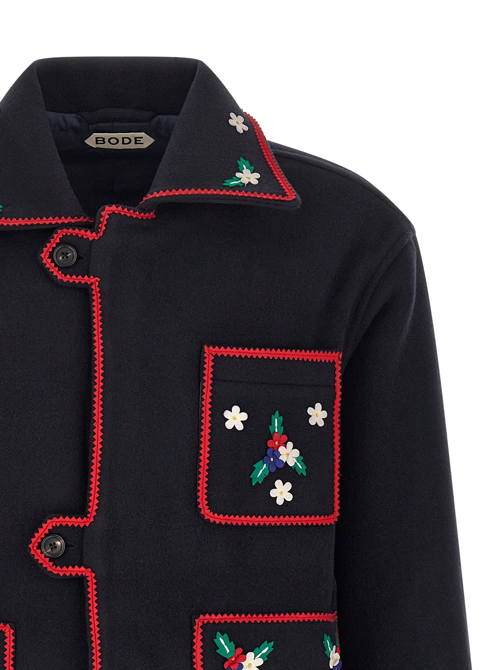 Wool Full-Length Men's Jacket - BODE - Modalova