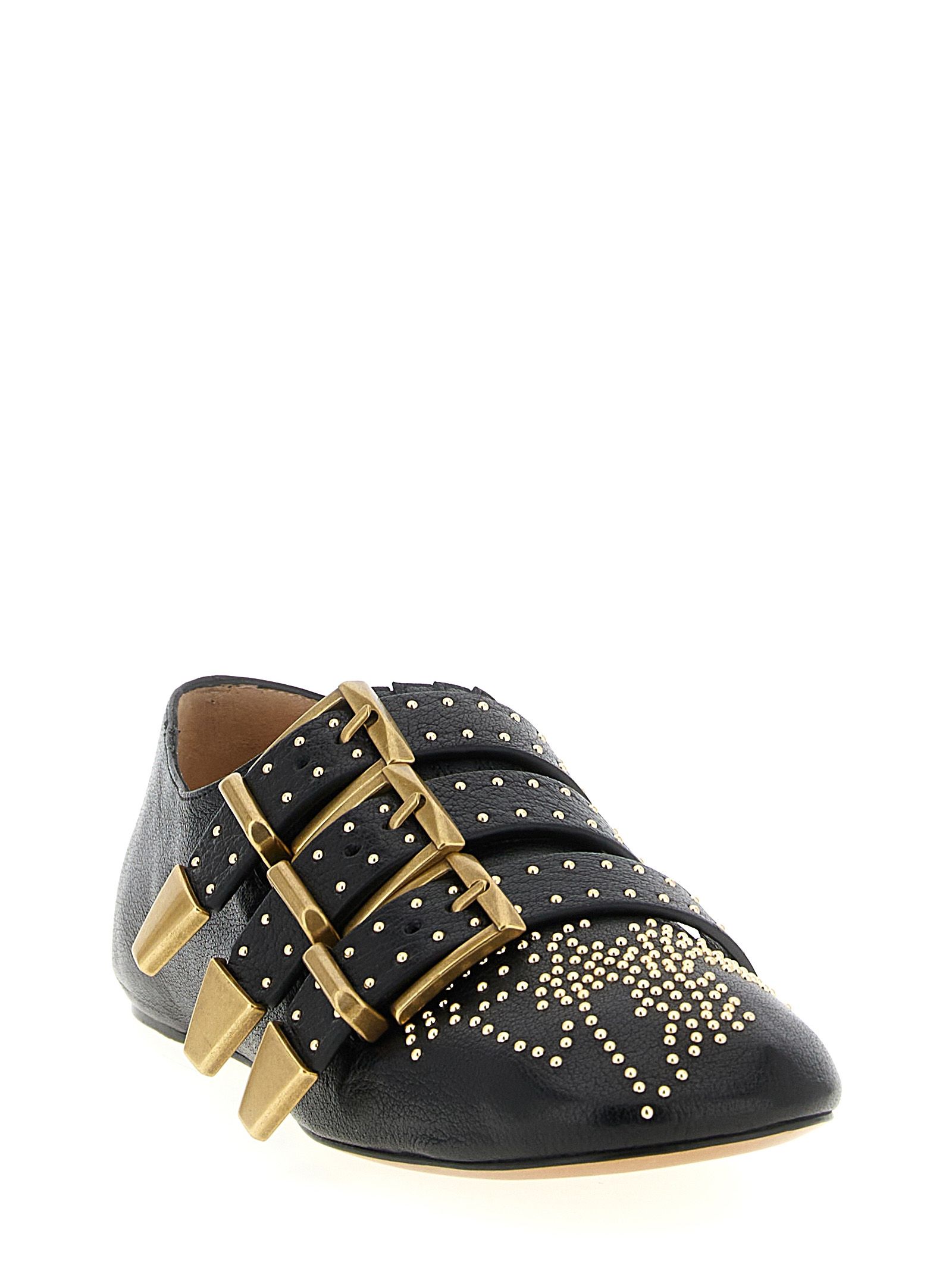 Lamb Leather Ballet Women's Flats - Chloé - Modalova