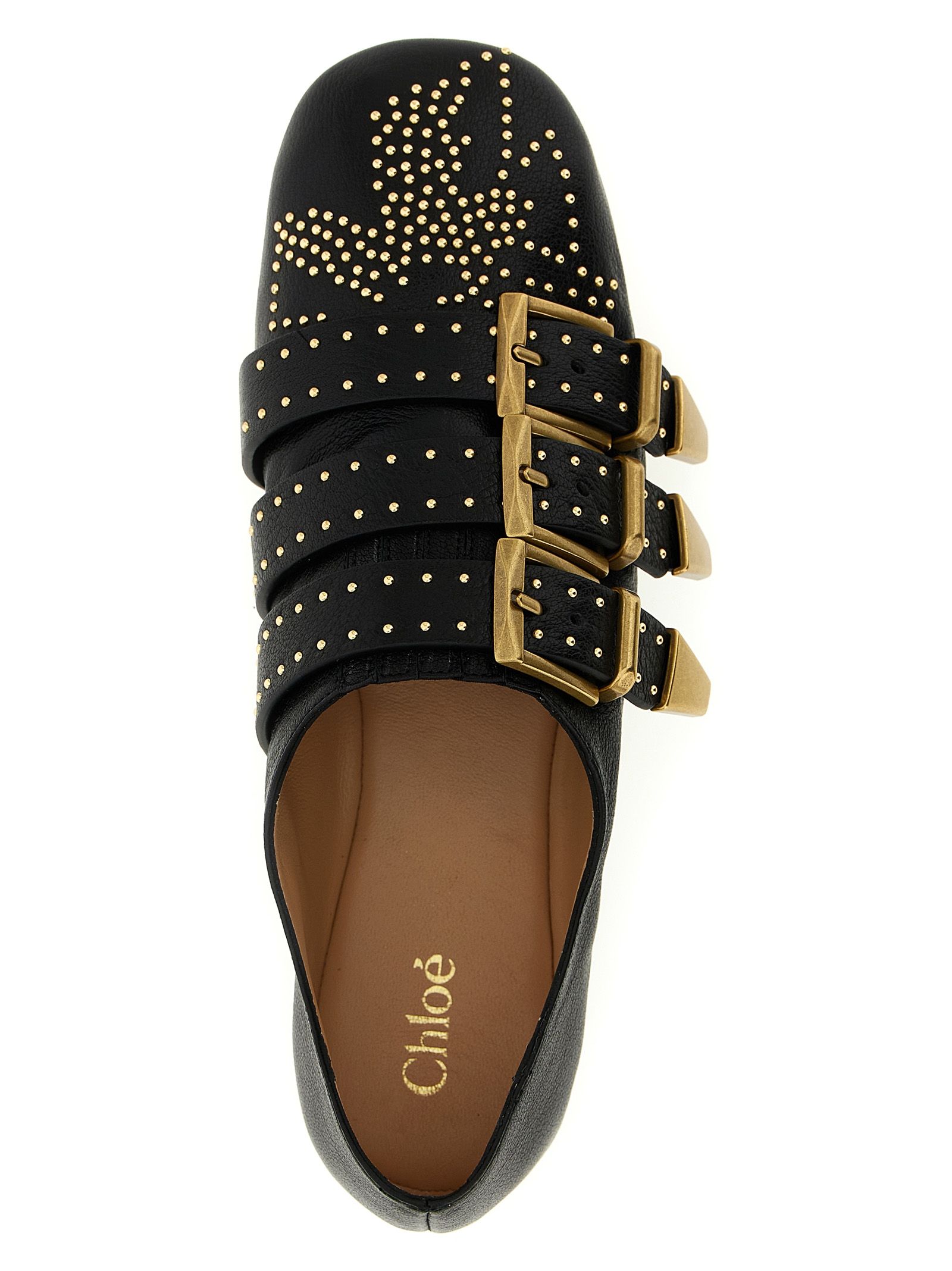 Lamb Leather Ballet Women's Flats - Chloé - Modalova
