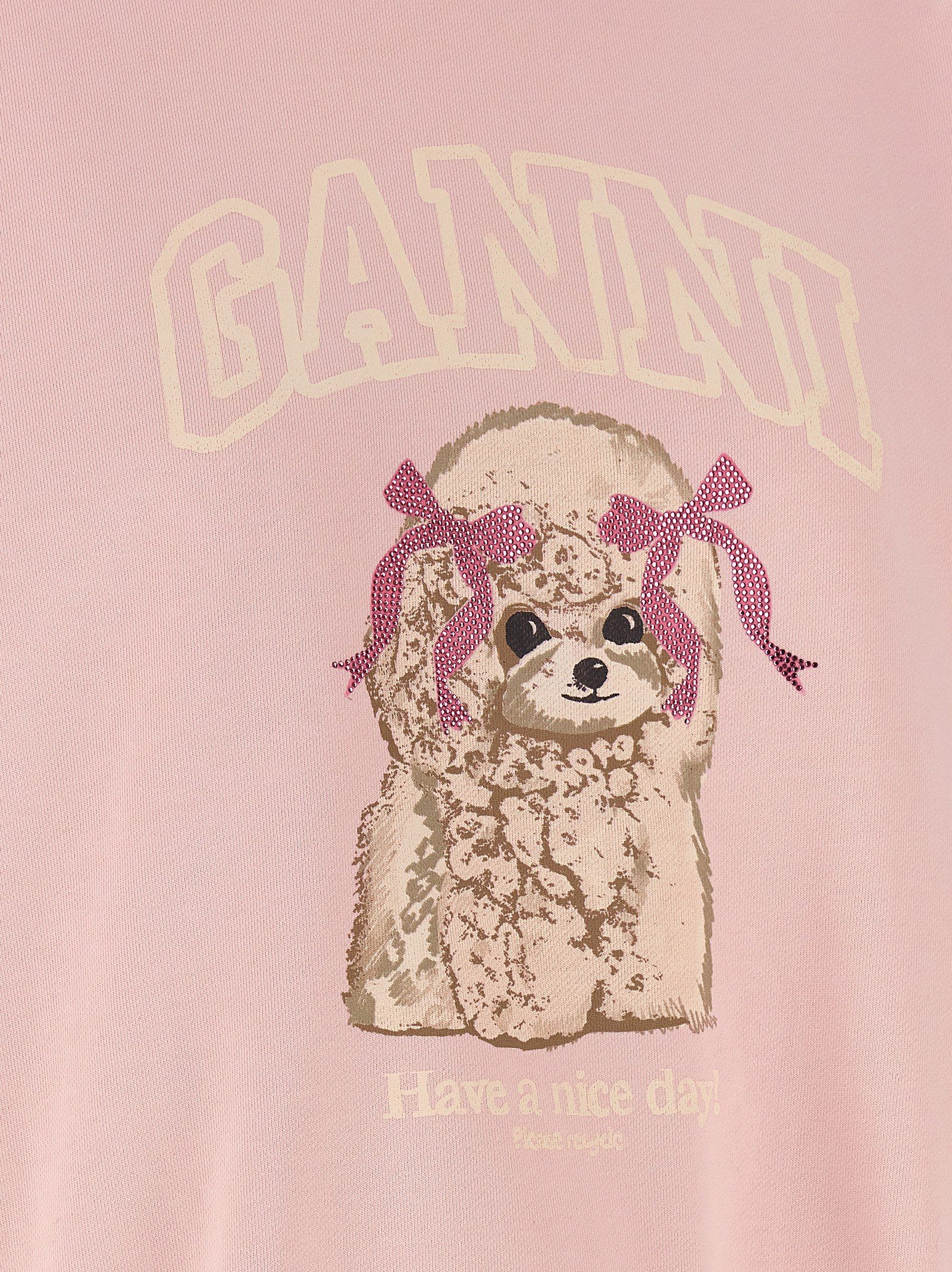 Organic Cotton Women's Sweatshirt - Ganni - Modalova