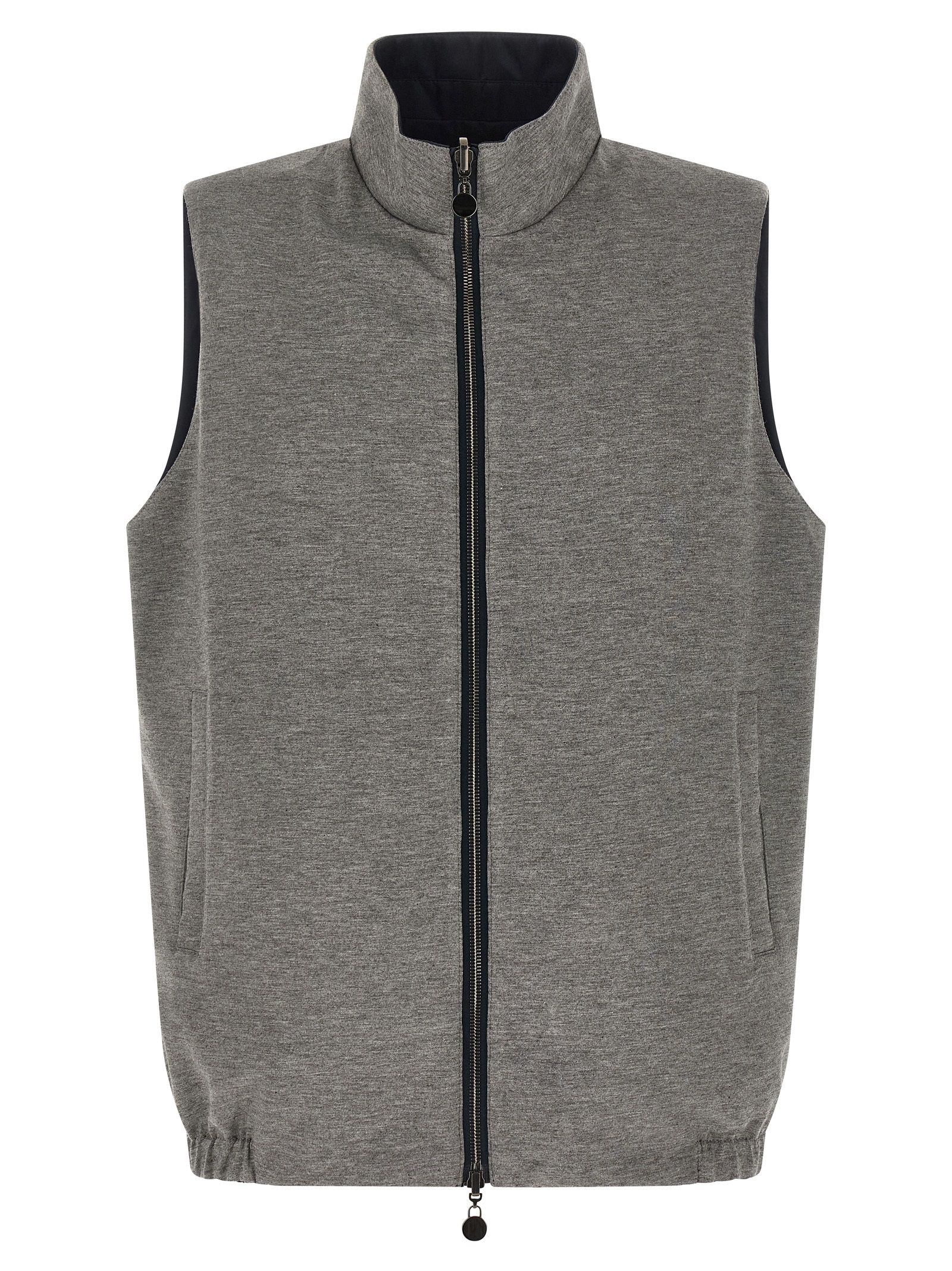 Cotton Sleeveless Men's Jacket - Kiton - Modalova
