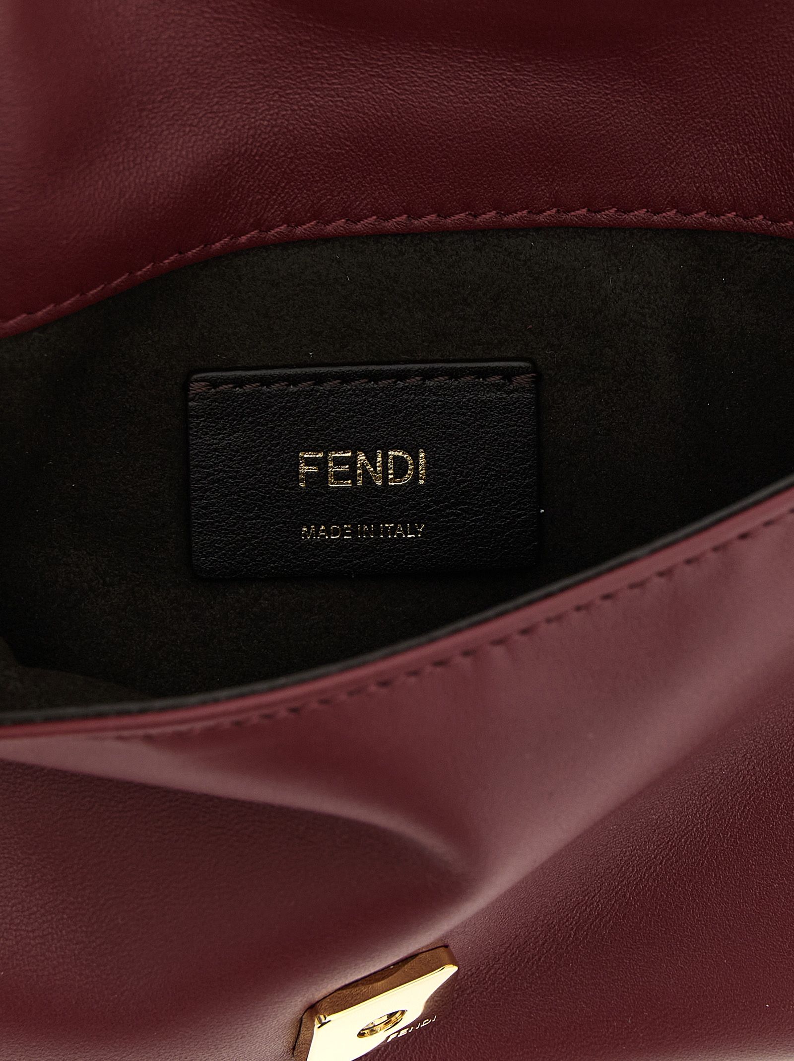 Lamb Leather Clutch Women's Bag - Fendi - Modalova