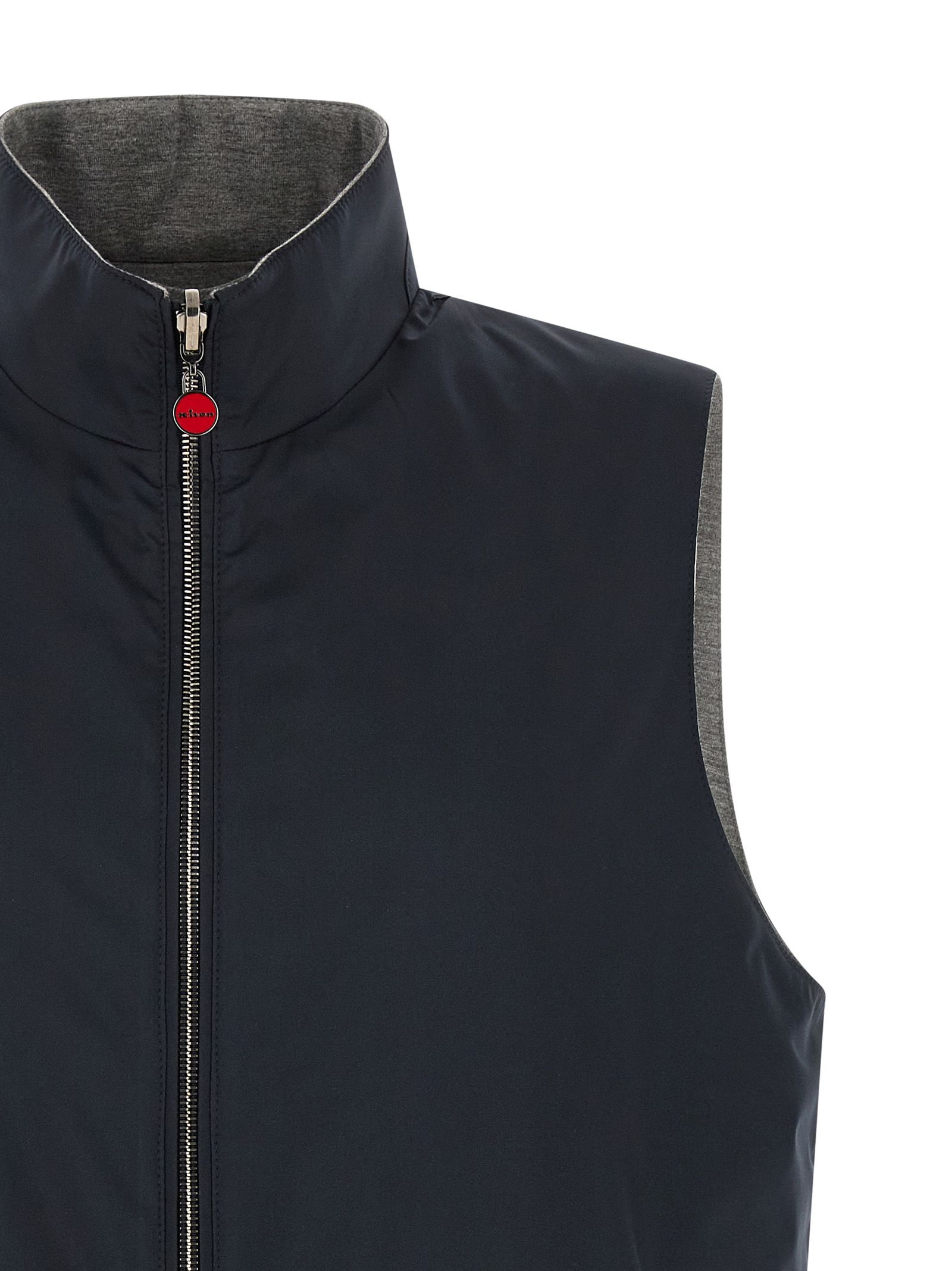 Cotton Sleeveless Men's Jacket - Kiton - Modalova