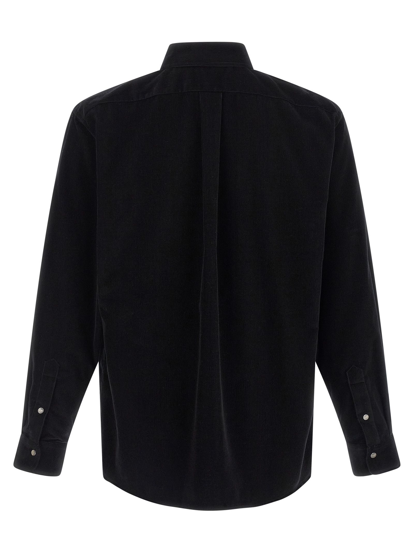 Fendi Black Cotton Men's Blouse - Fendi - Modalova