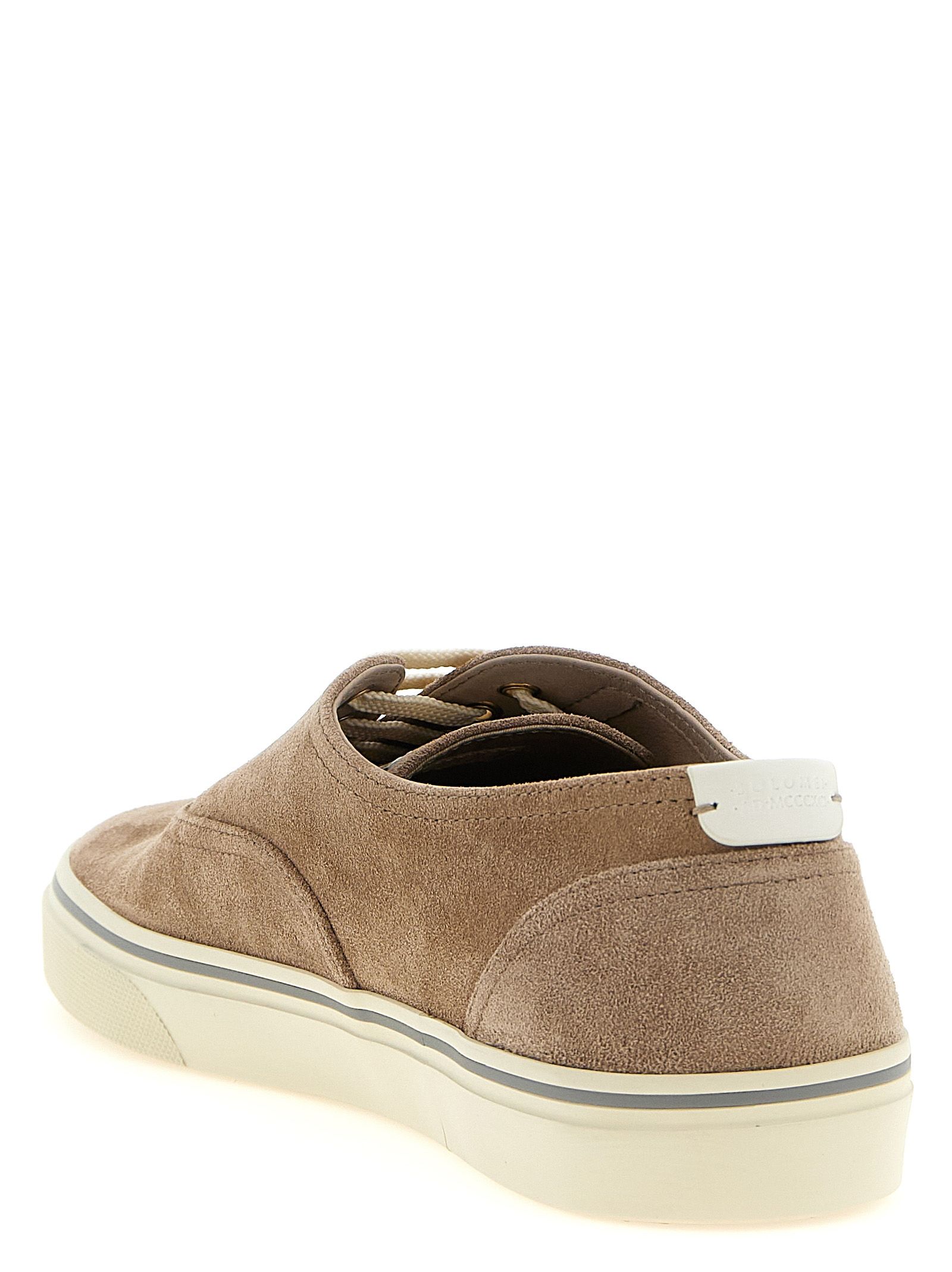 Calfskin Low Top Men's Sneakers - Brunello Cucinelli - Modalova