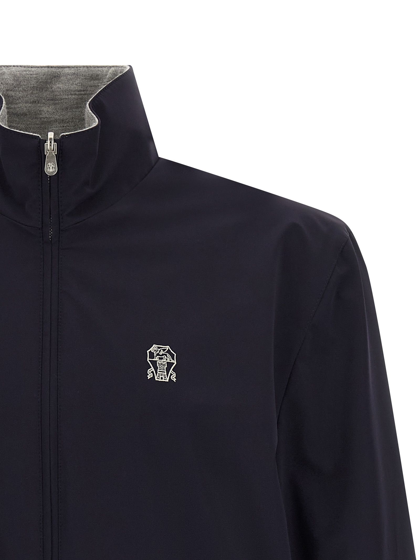 Polyamide Shell Men's Jacket - Brunello Cucinelli - Modalova