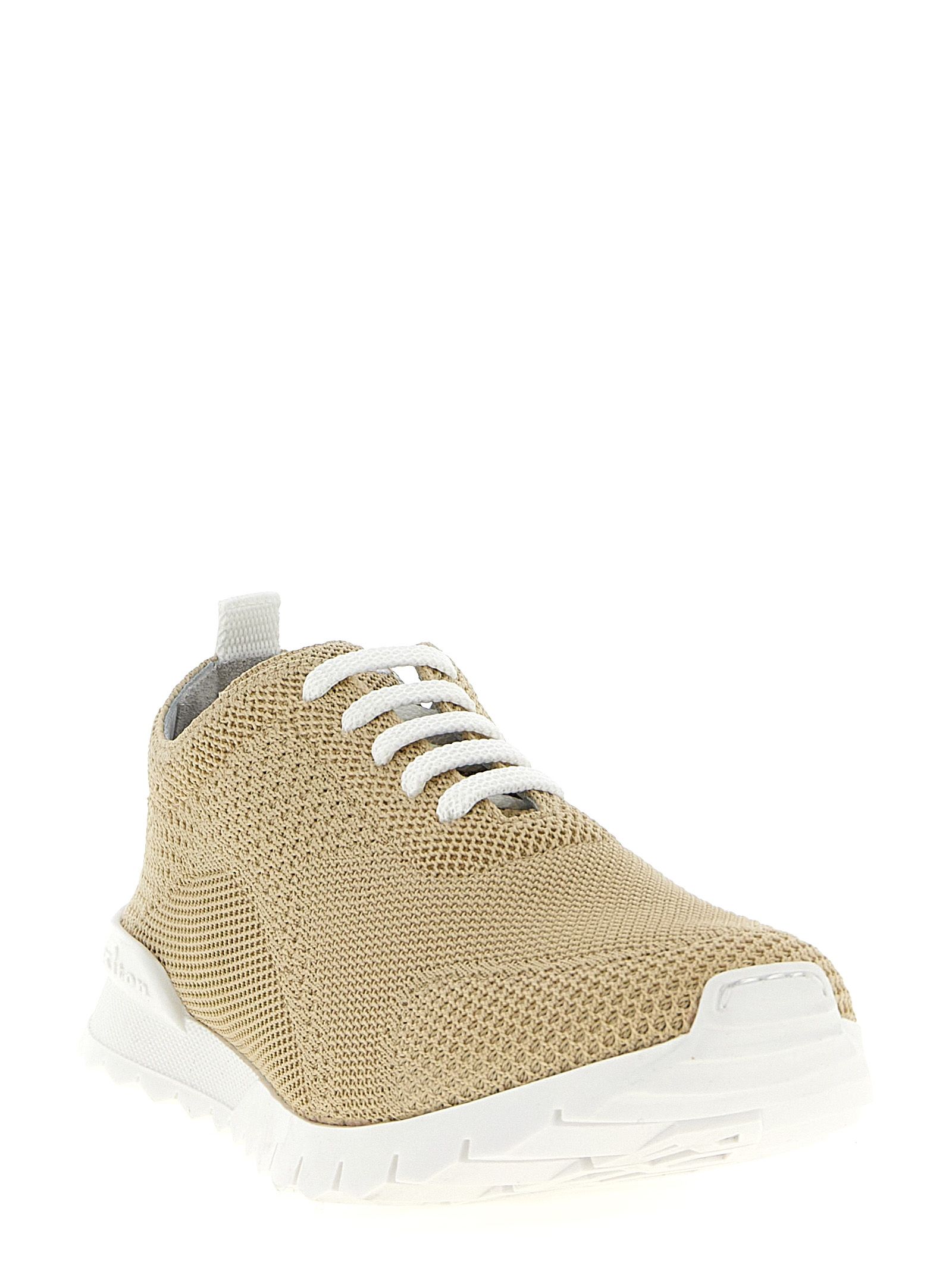 Cotton Athletic Men's Sneakers - Kiton - Modalova