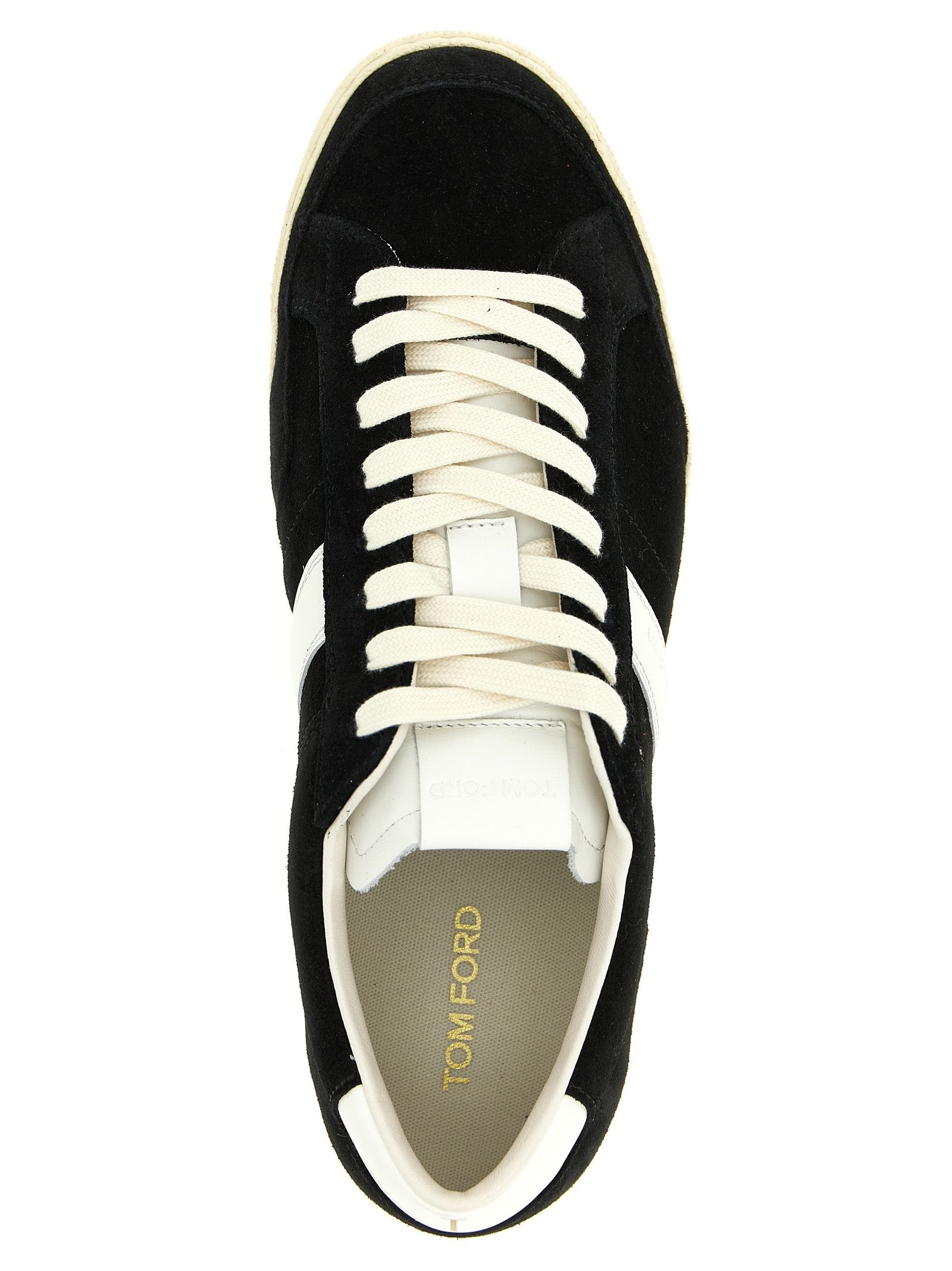 Leather Low Top Men's Sneakers - Tom Ford - Modalova