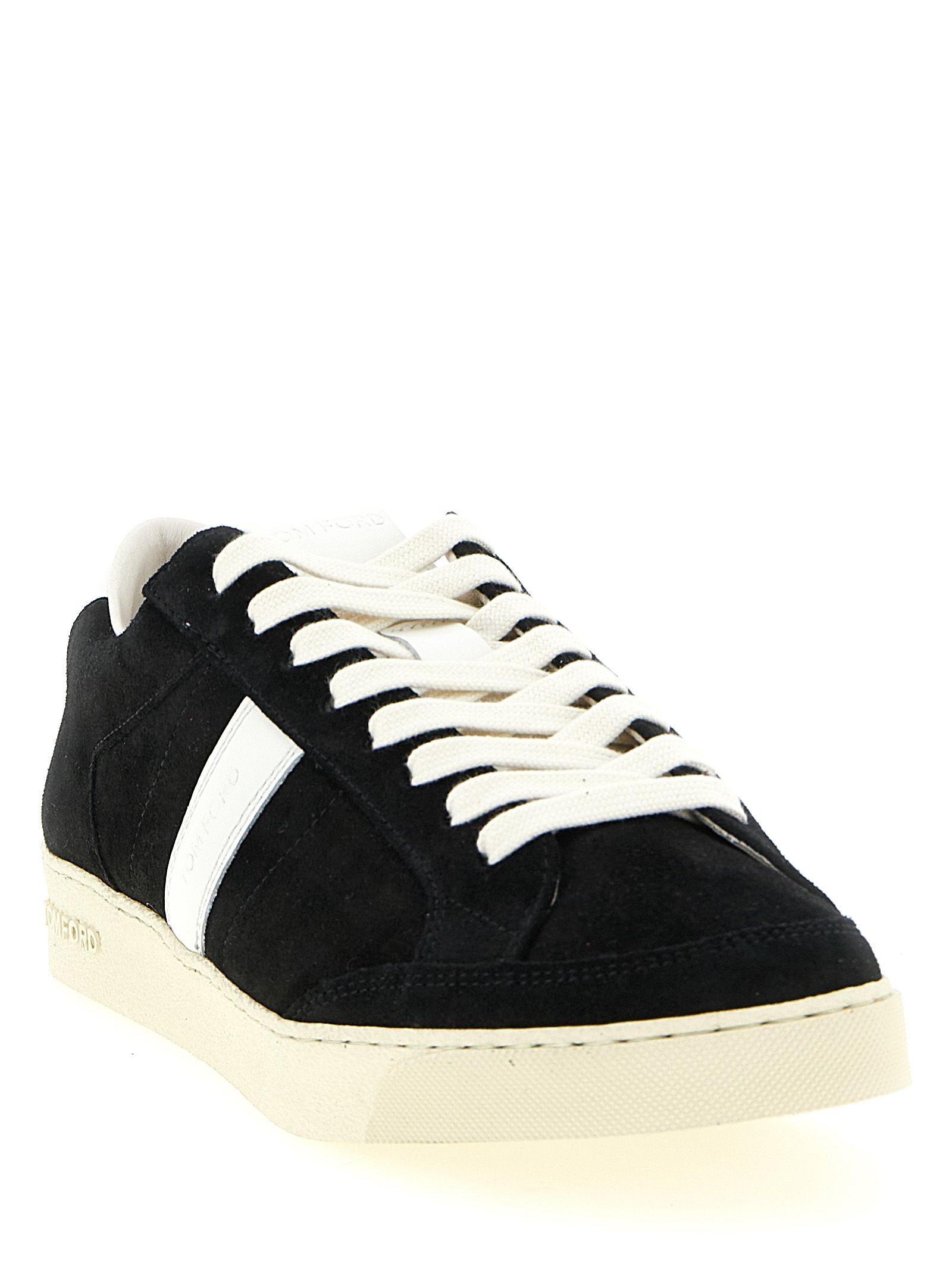 Leather Low Top Men's Sneakers - Tom Ford - Modalova