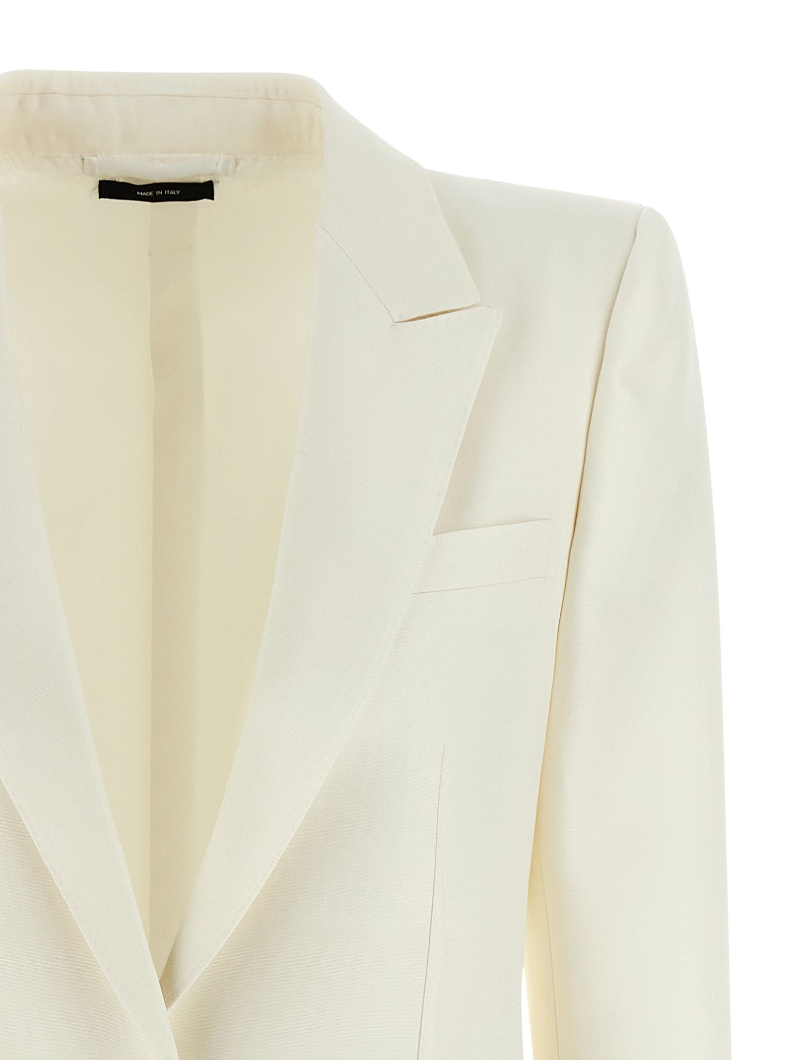 Tom Ford White Wool Women's Blazer - Tom Ford - Modalova