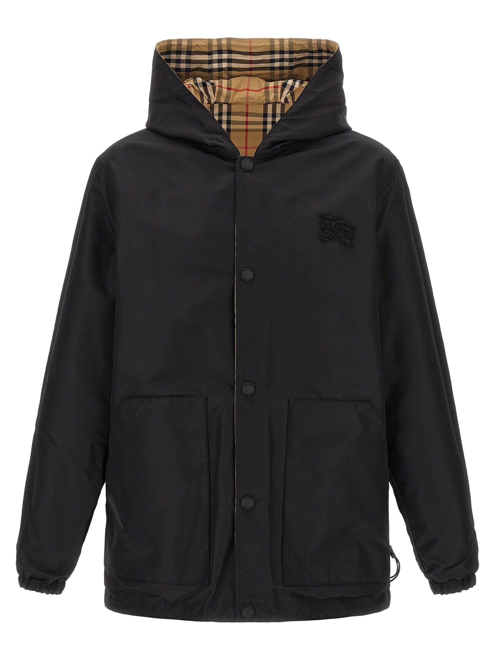 Polyamide Shell Men's Jacket - Burberry - Modalova